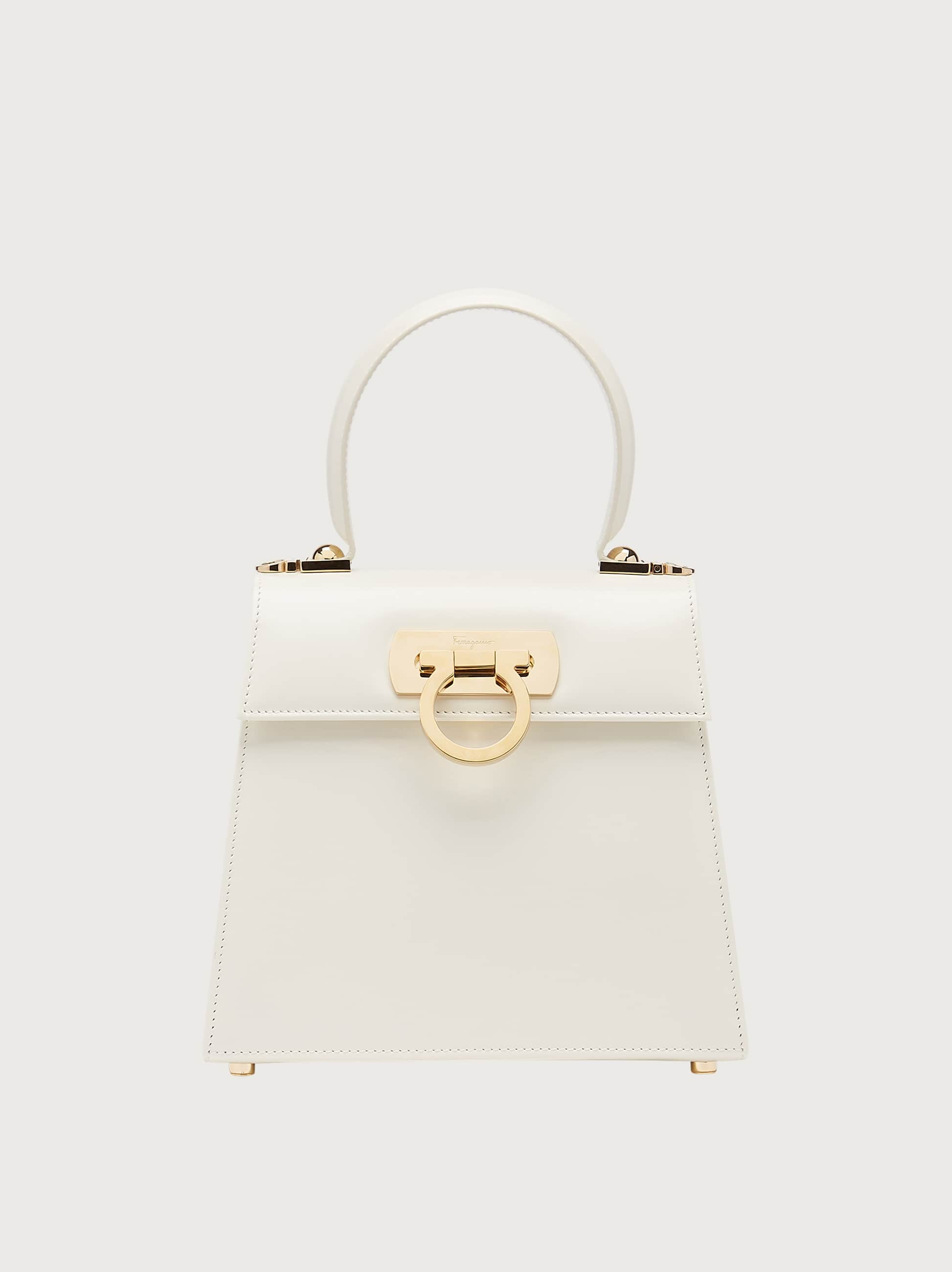 Salvatore Ferragamo Donna Top handle Bianco