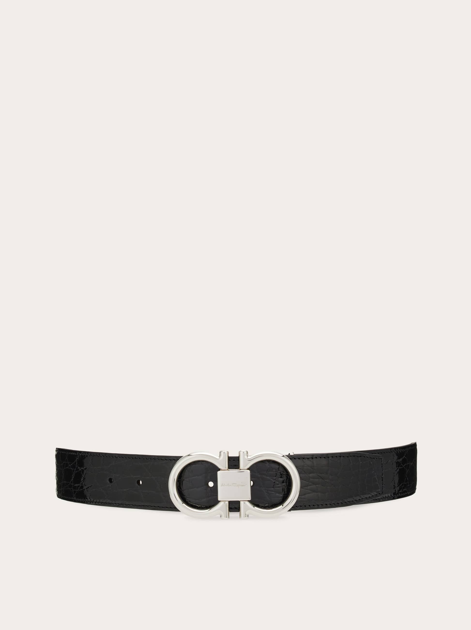 Salvatore Ferragamo Men Adjustable belt Black