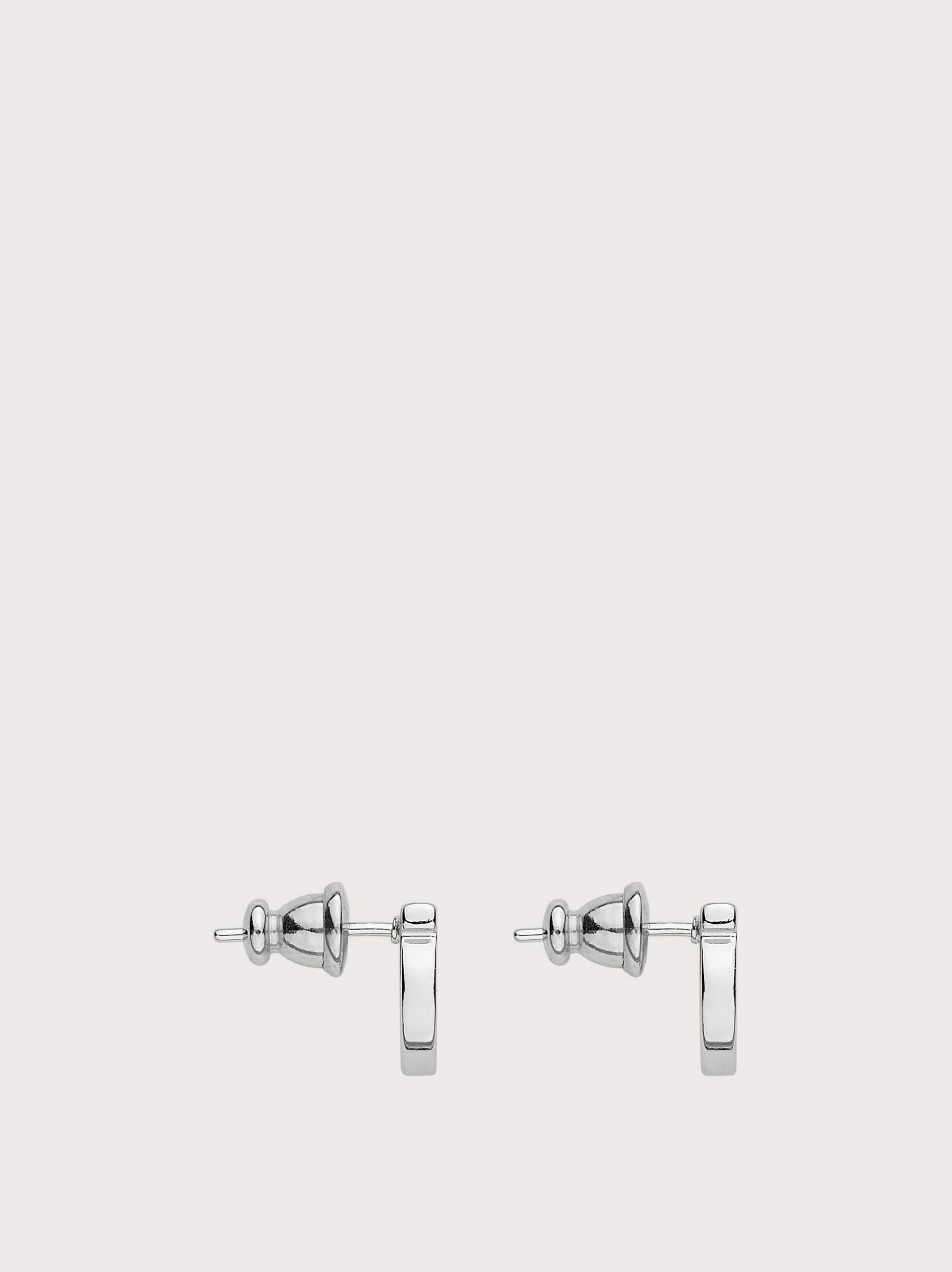  Ferragamo Damen Ohrringe Mit Gancini-detail (s) Silber 