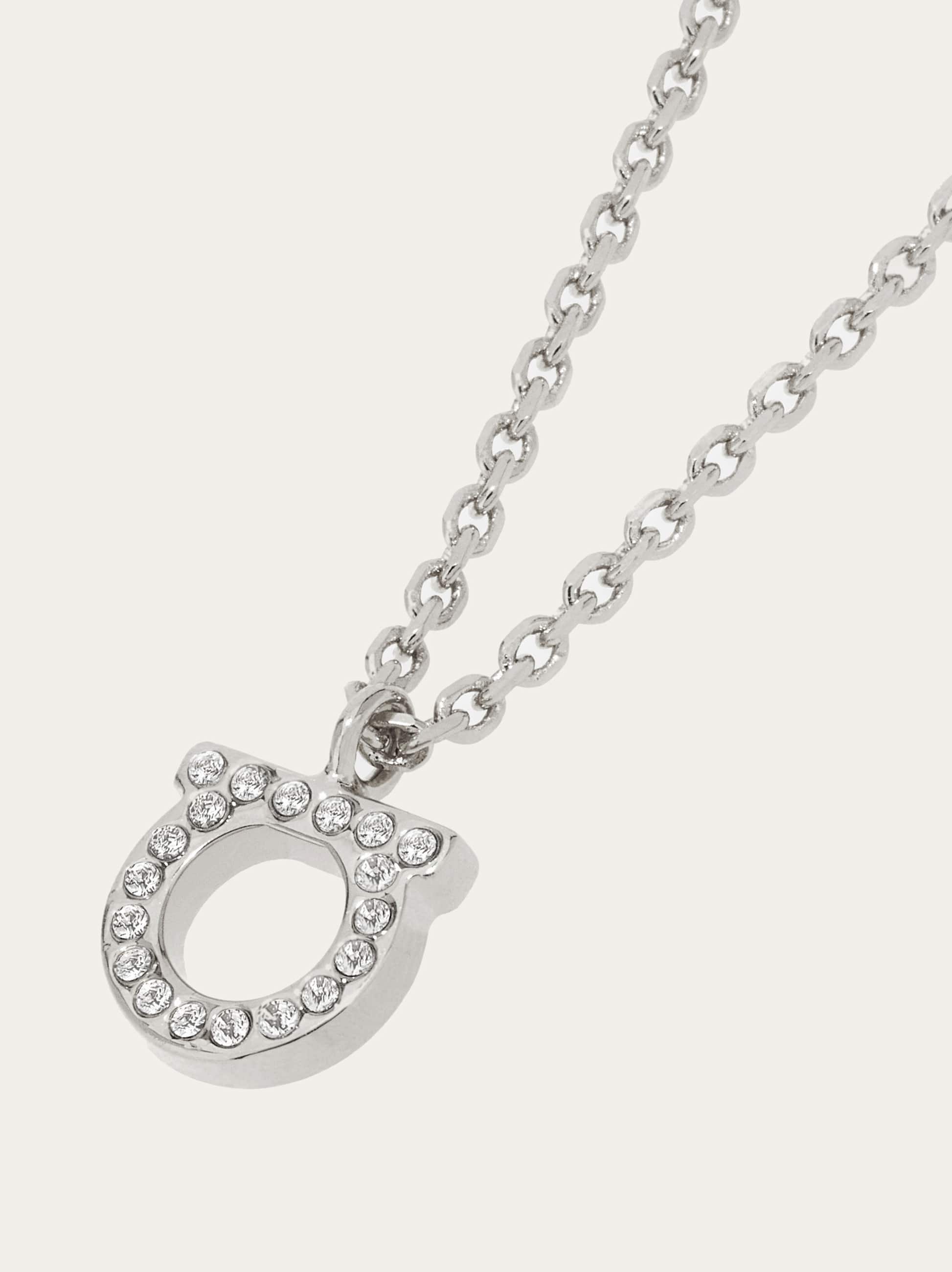 Ferragamo Damen Gancini-kette (s) Silber 