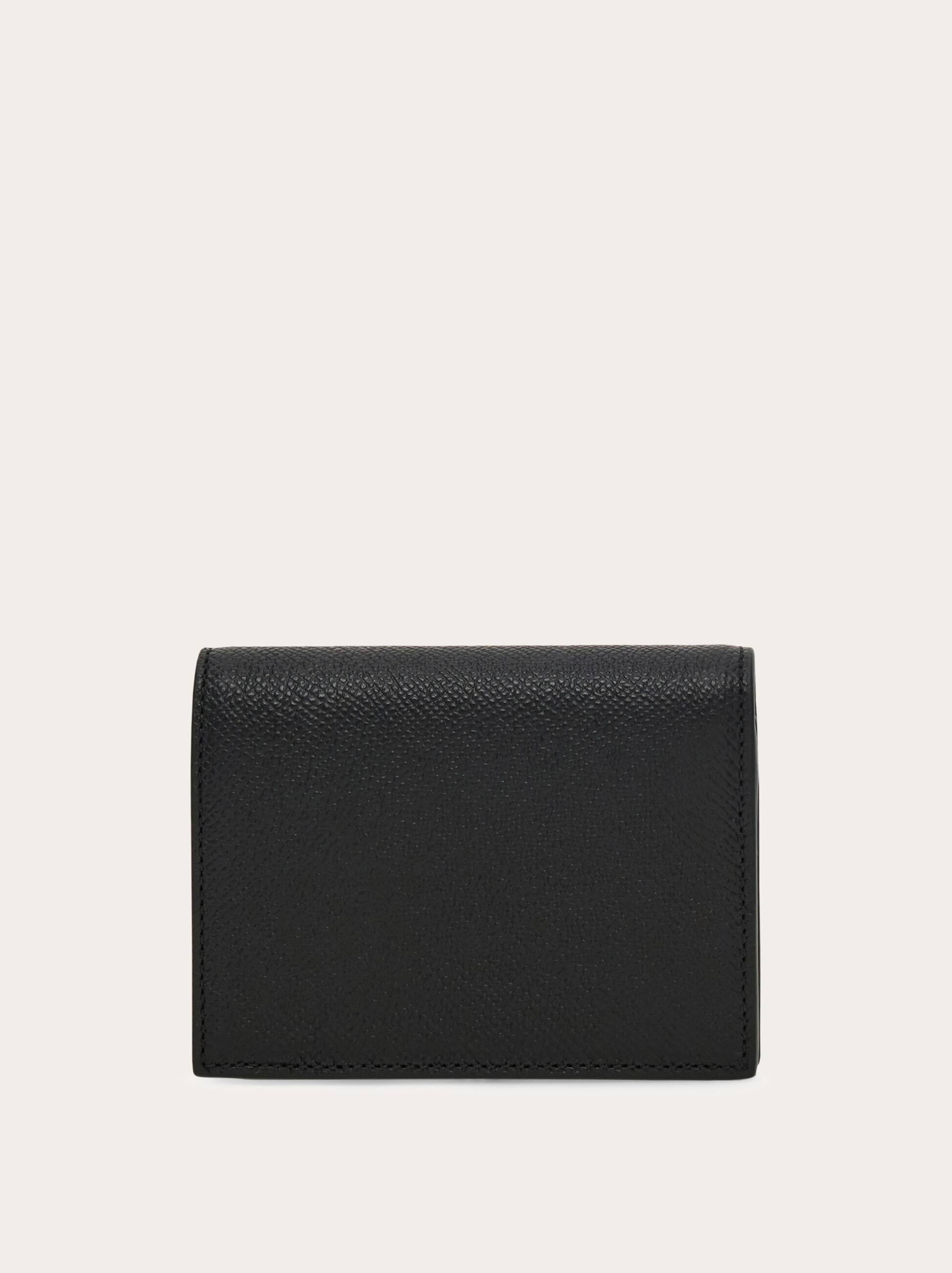  Ferragamo Women Vara Bow Wallet Black 