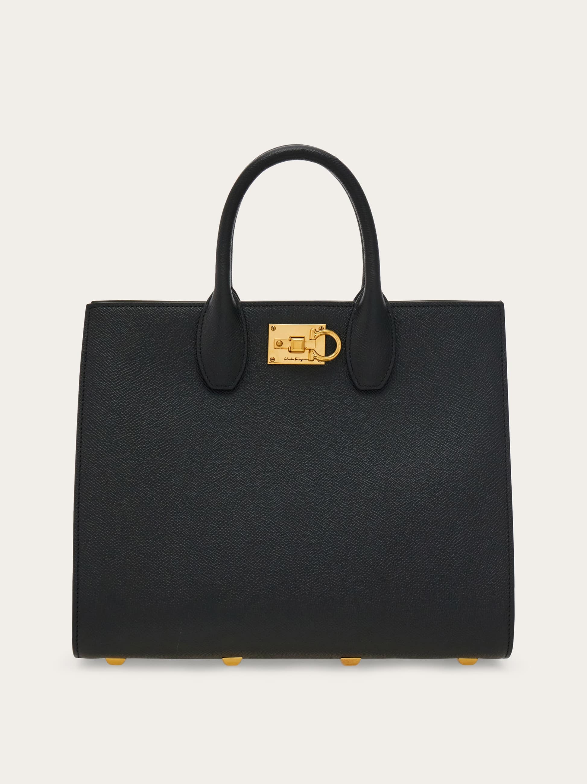 Salvatore Ferragamo Donna Ferragamo Studio Box bag Nero