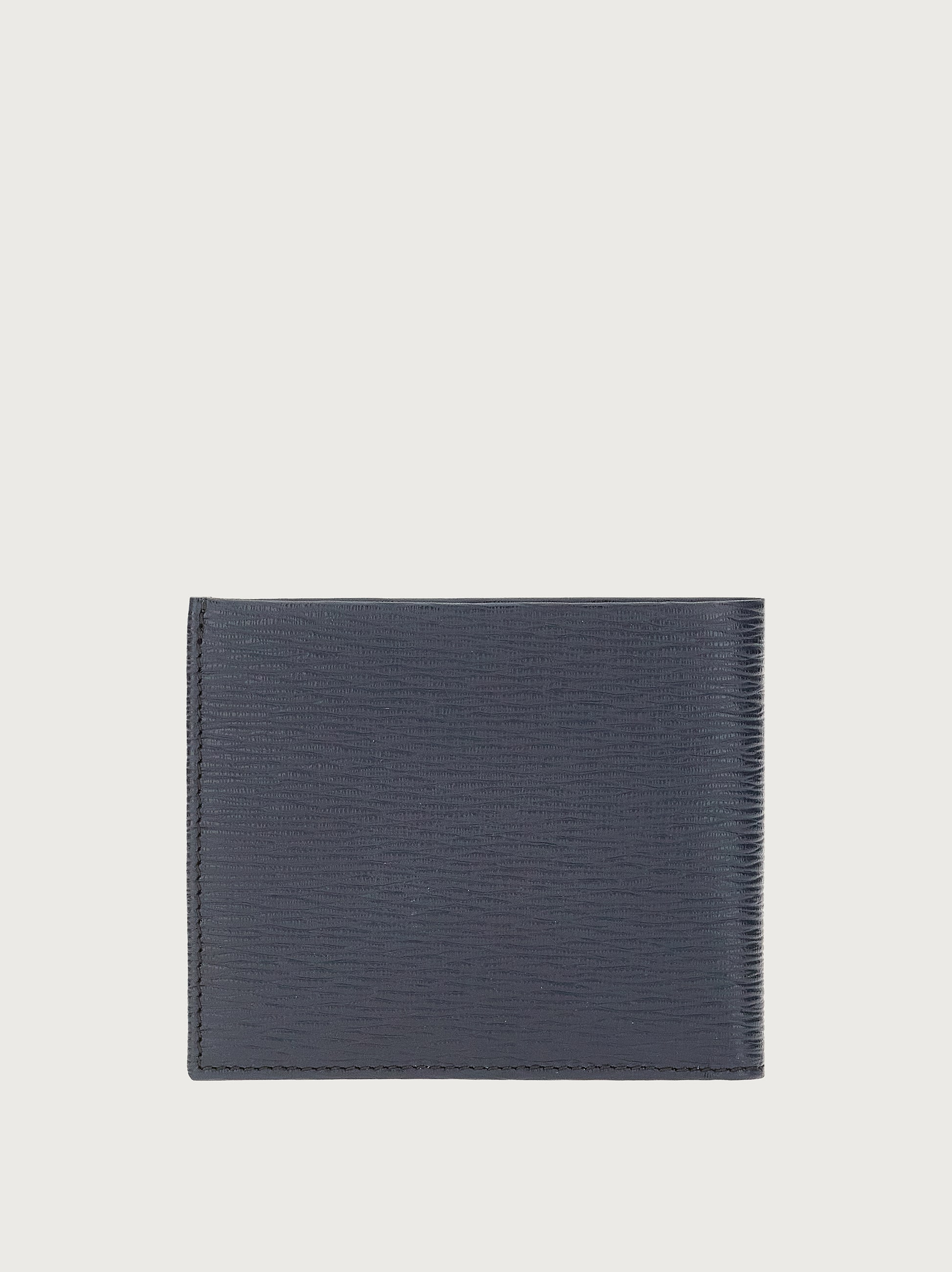  Ferragamo Men Gancini Wallet Blue 
