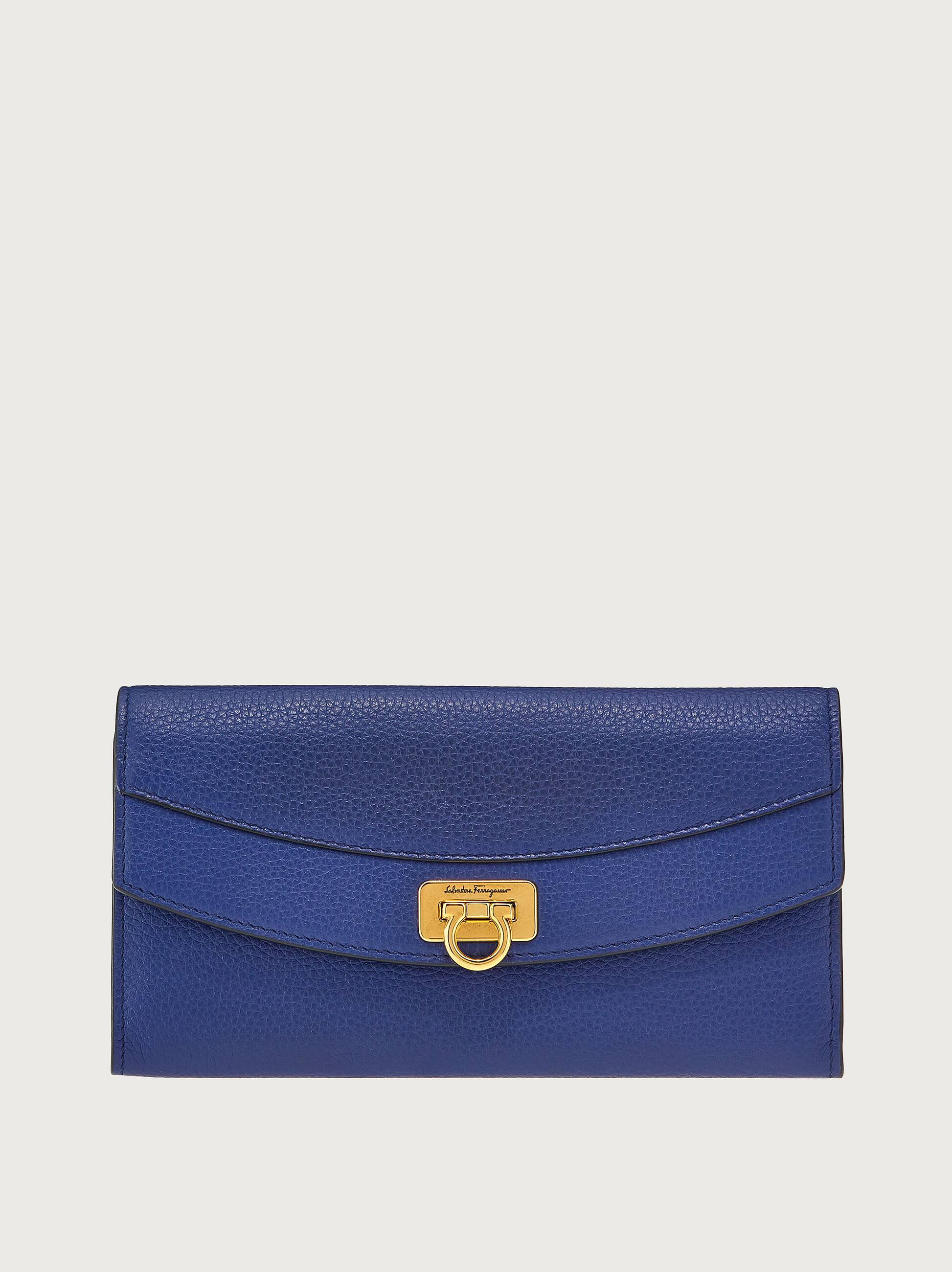ferragamo wallet blue