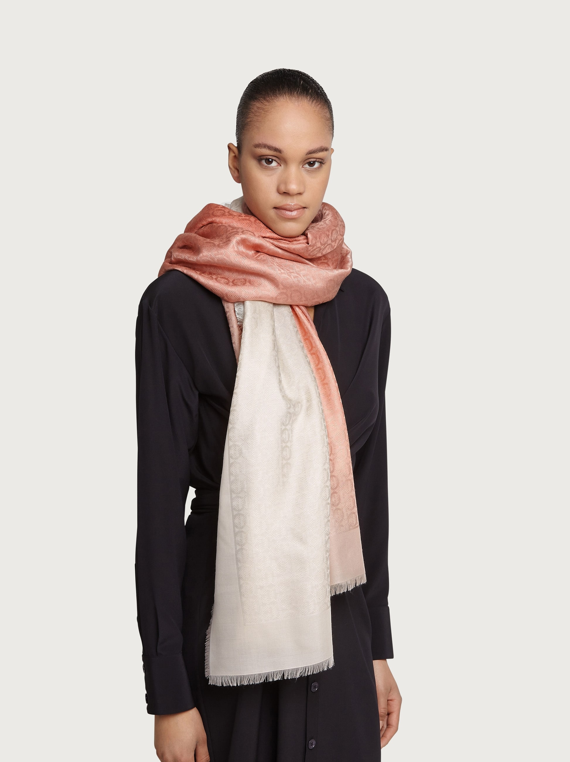  Ferragamo Damen Gancini-schultertuch Rosa 