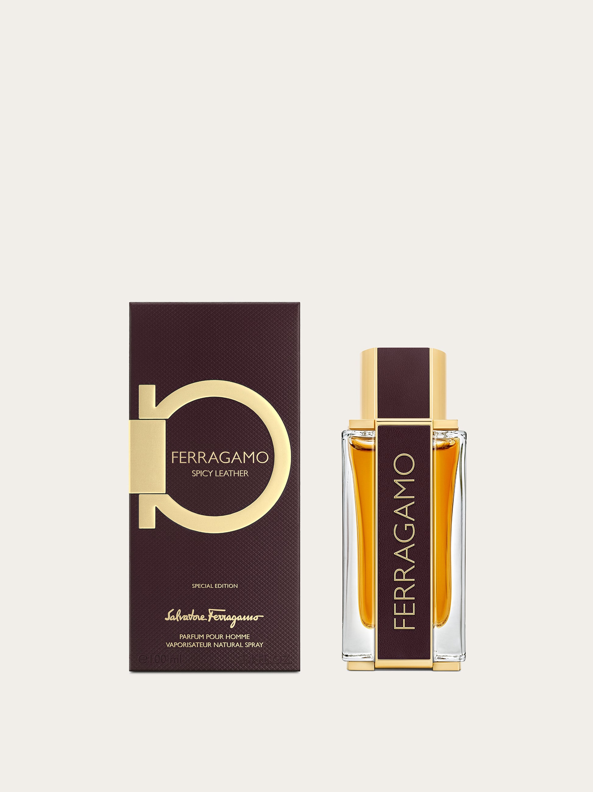 Shop Ferragamo Spicy Leather - Parfum 3.4 Fl. Oz. In Orange