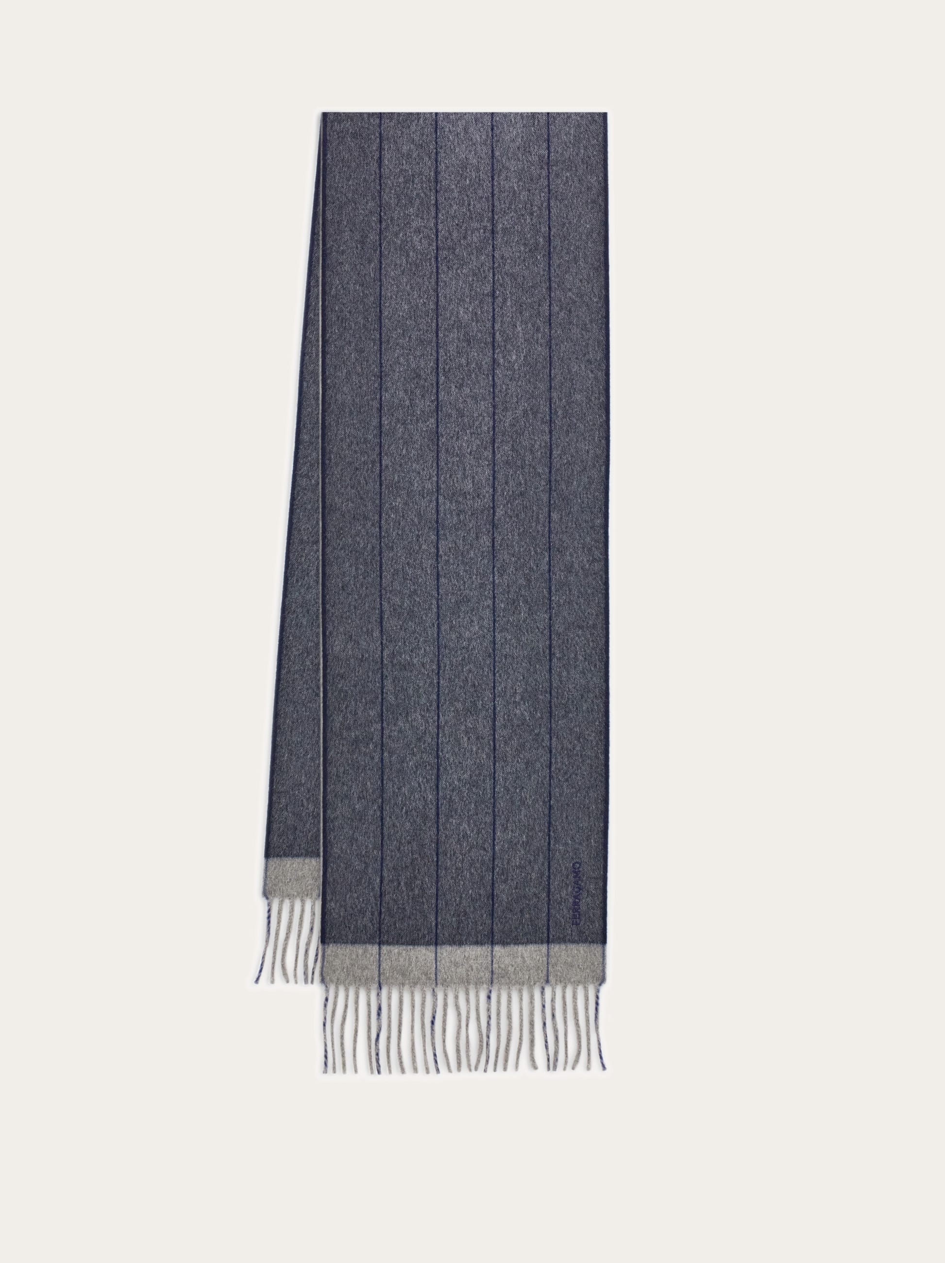 Salvatore Ferragamo Uomo Sciarpa in misto cashmere Blu