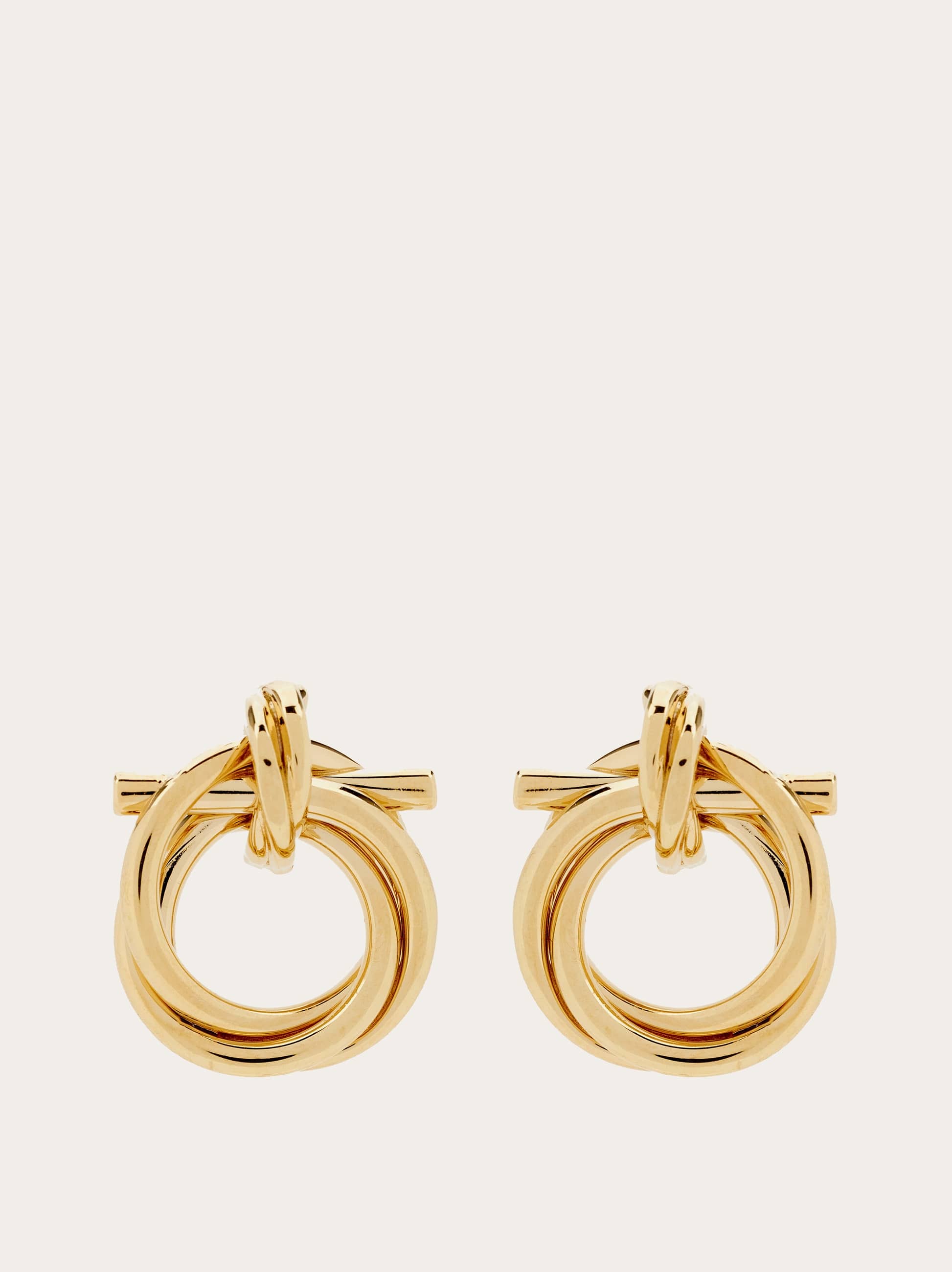 Salvatore Ferragamo Donna Orecchini Gancini Oro