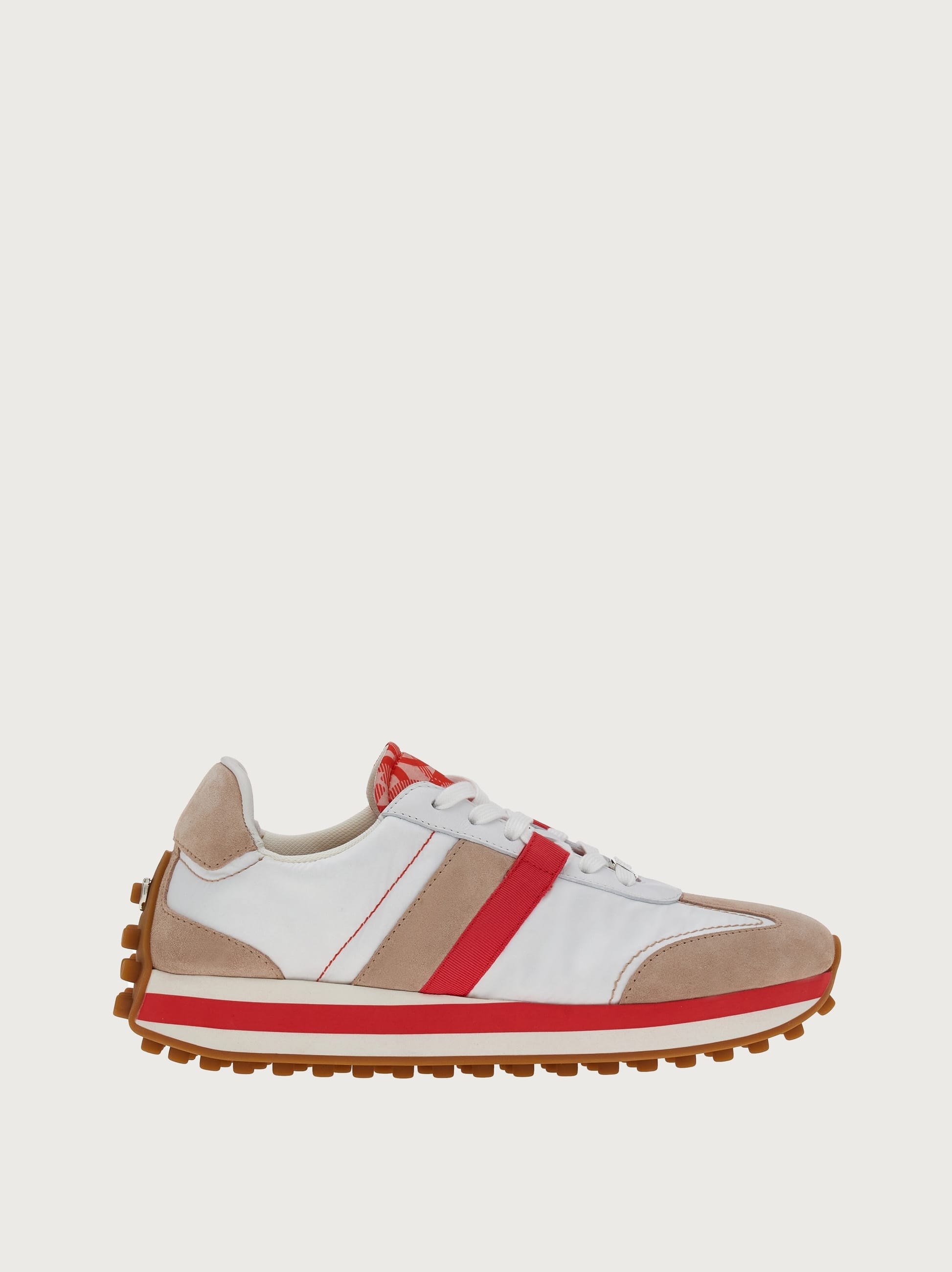 Ferragamo Trainer In White