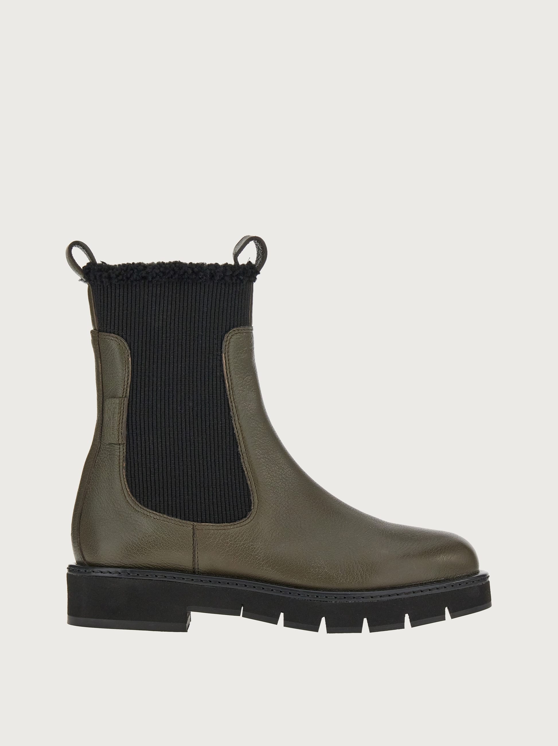 Ferragamo Lined Chelsea Boot