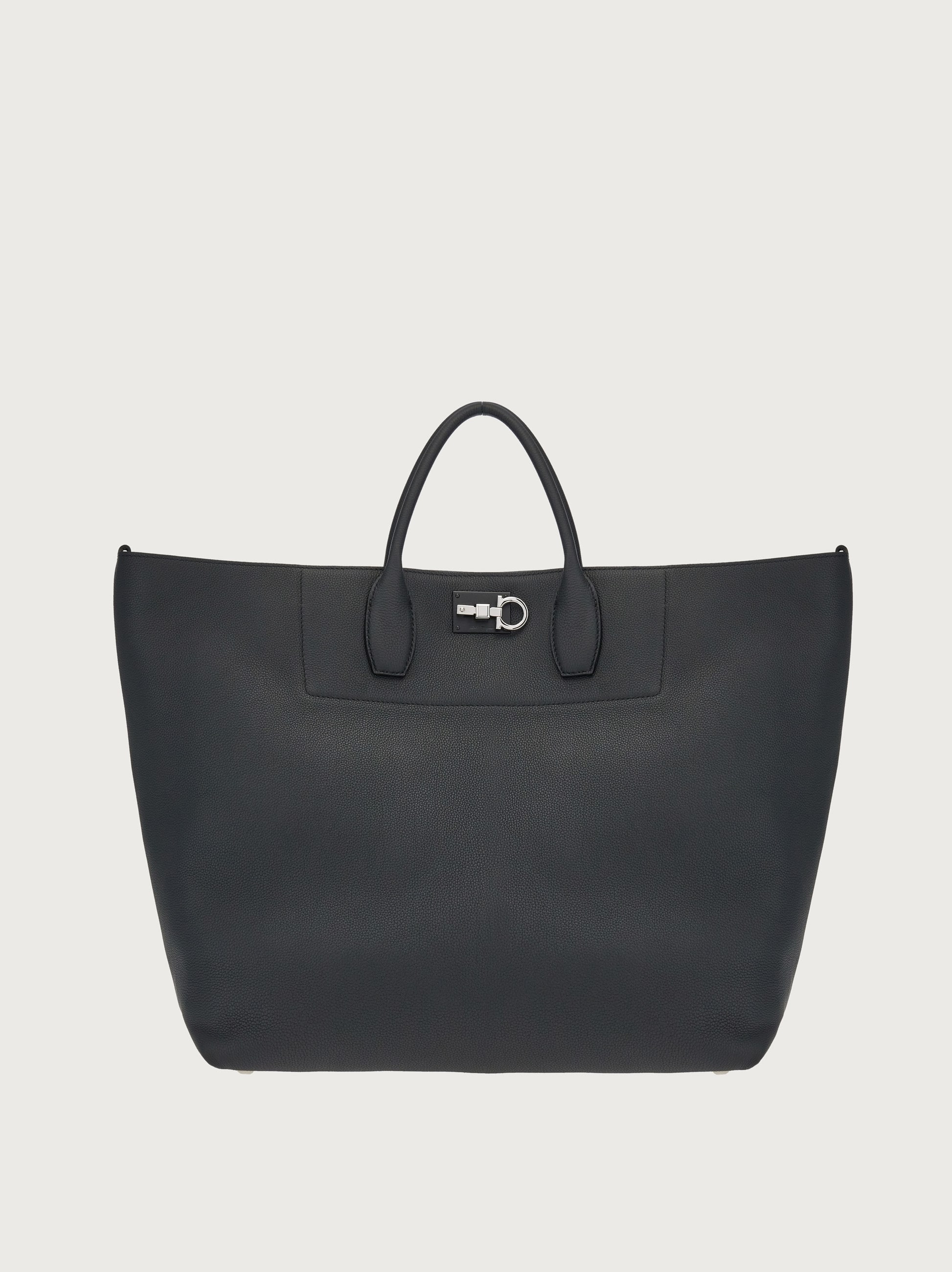 Ferragamo Studio Tote Bag In Black