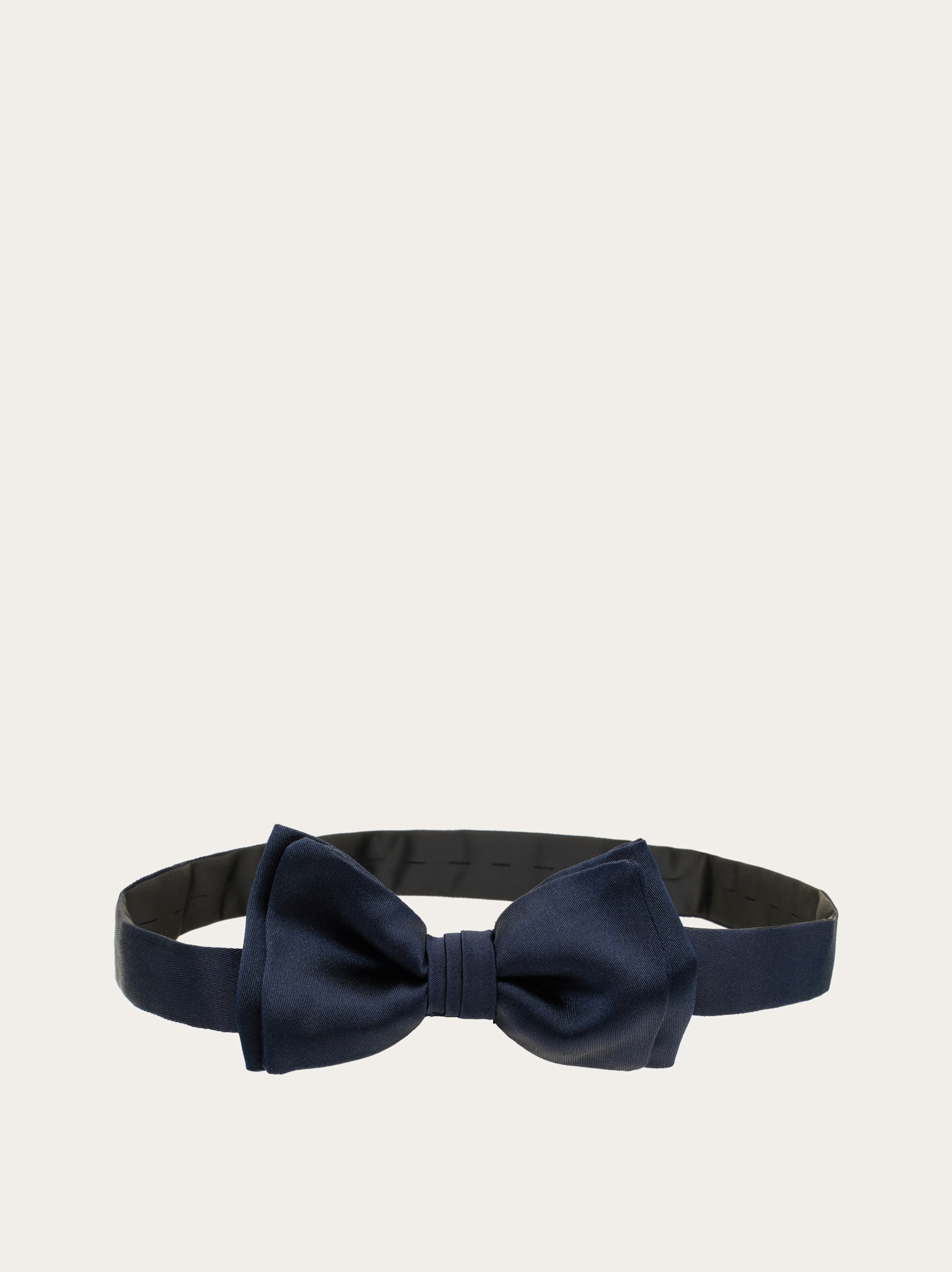  Ferragamo Herren Fliege Aus Seiden-jacquard Blau 