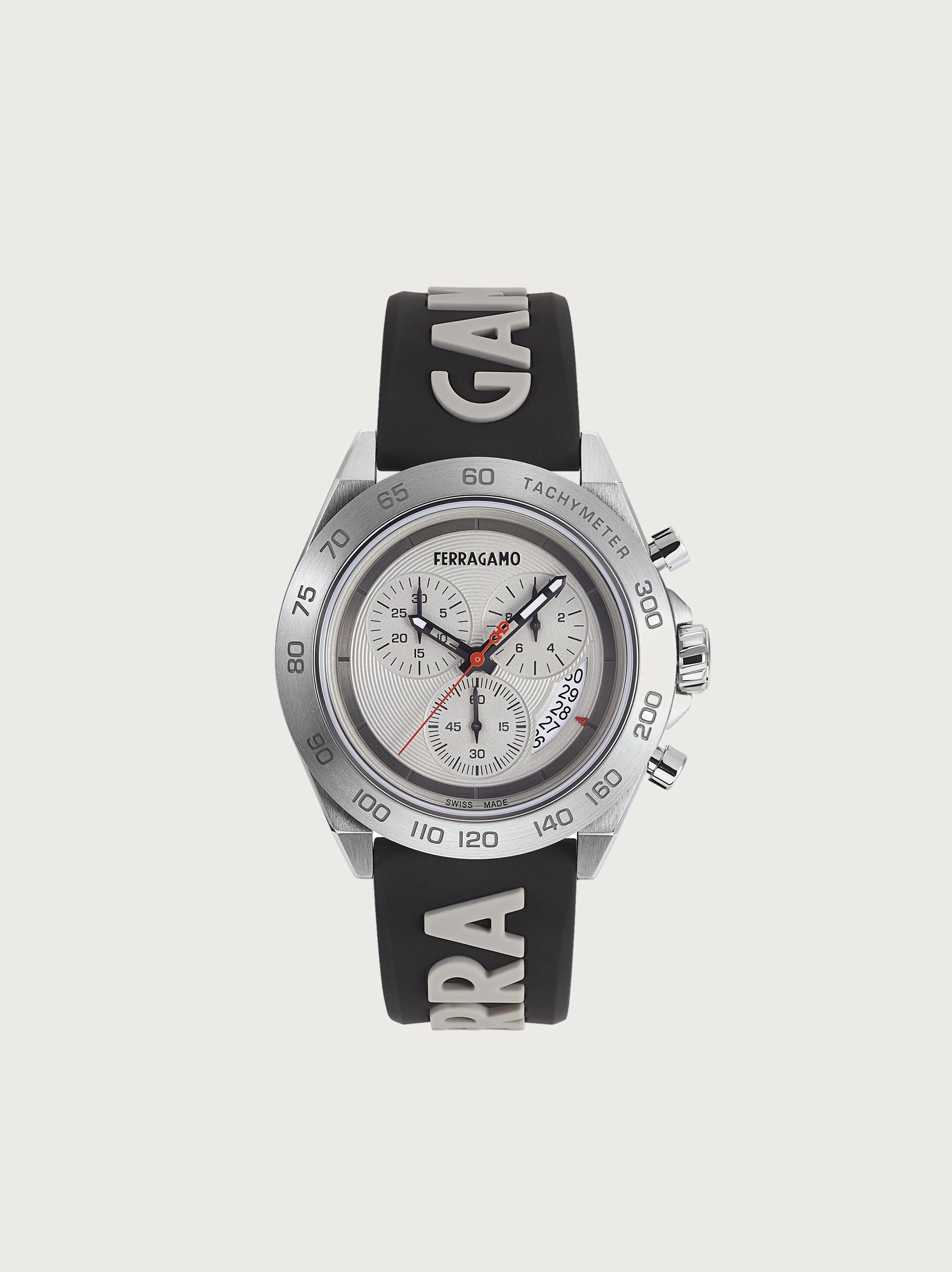 Ferragamo Urban Chrono Watch In Stainless Steel