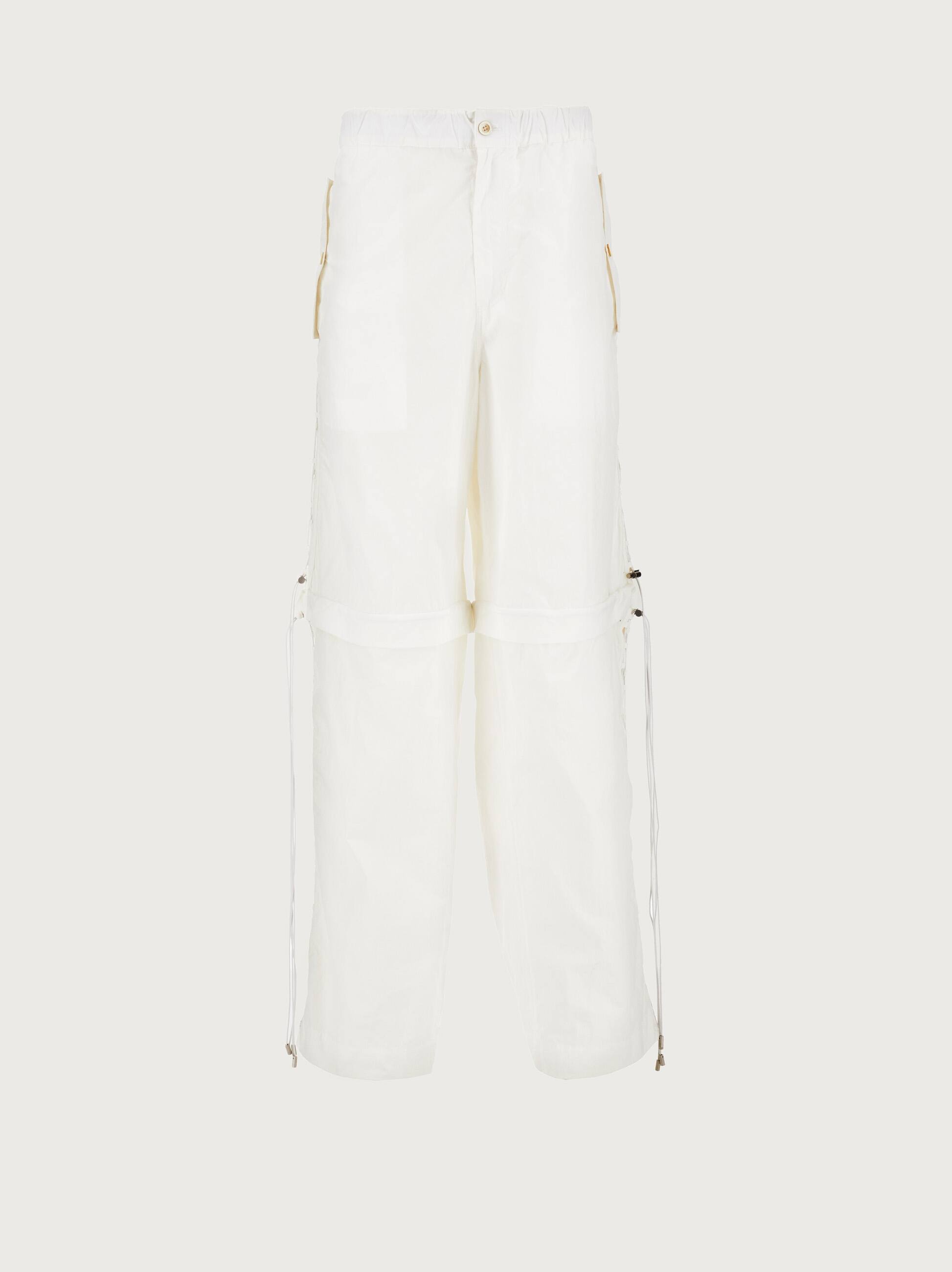 Ferragamo Cargohose Mit Stretchbund In White