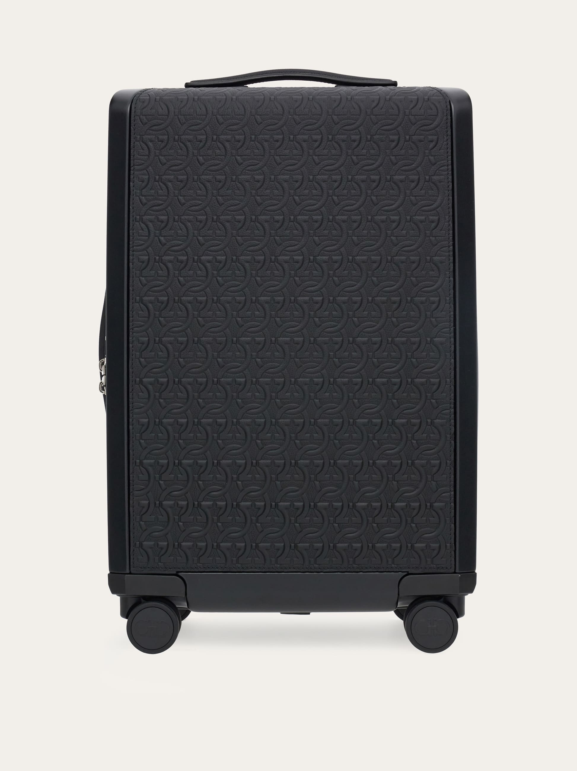 Ferragamo Uomo Trolley con goffratura Nero