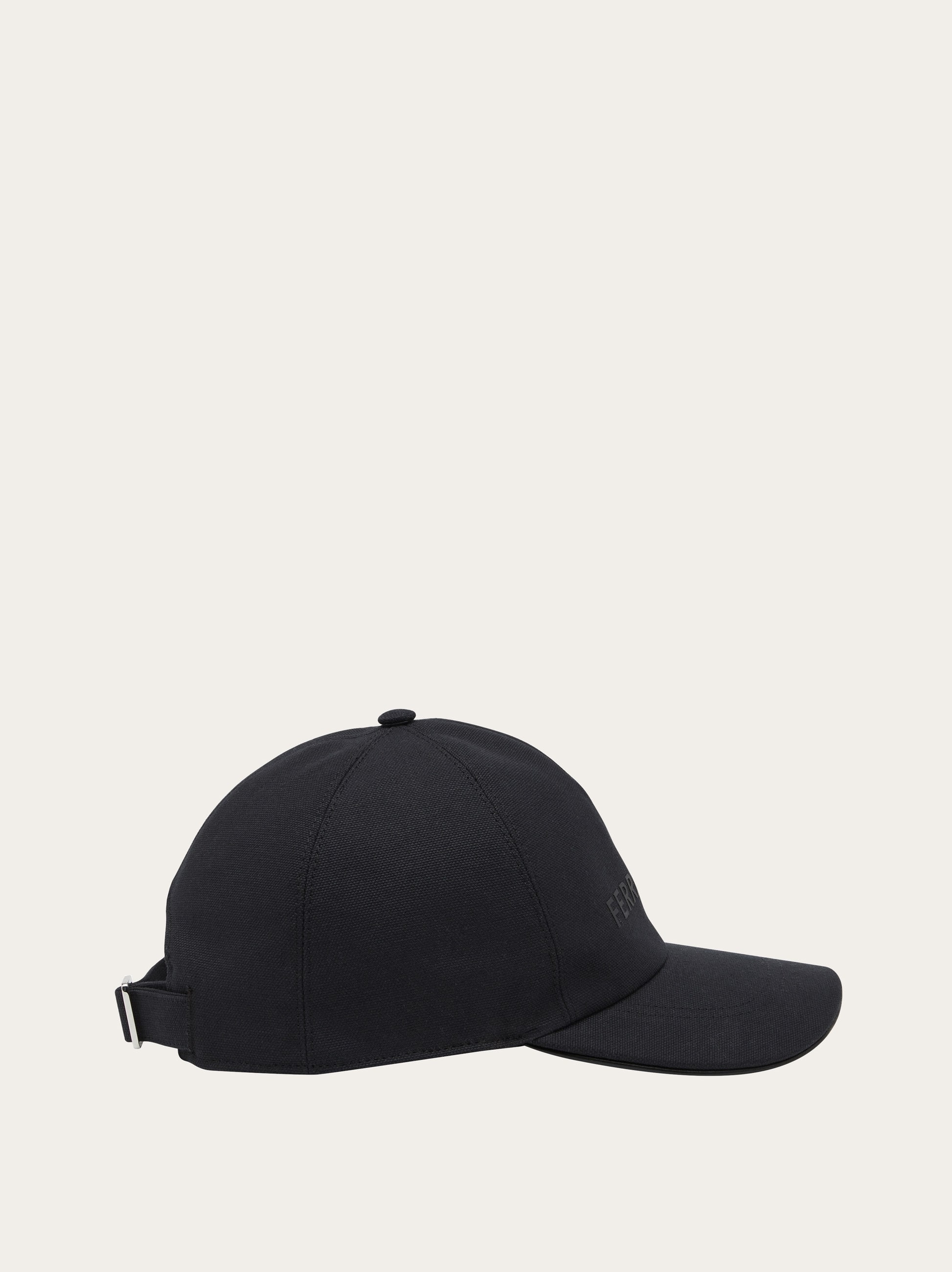  Ferragamo Herren Cap Mit Signatur Schwarz 