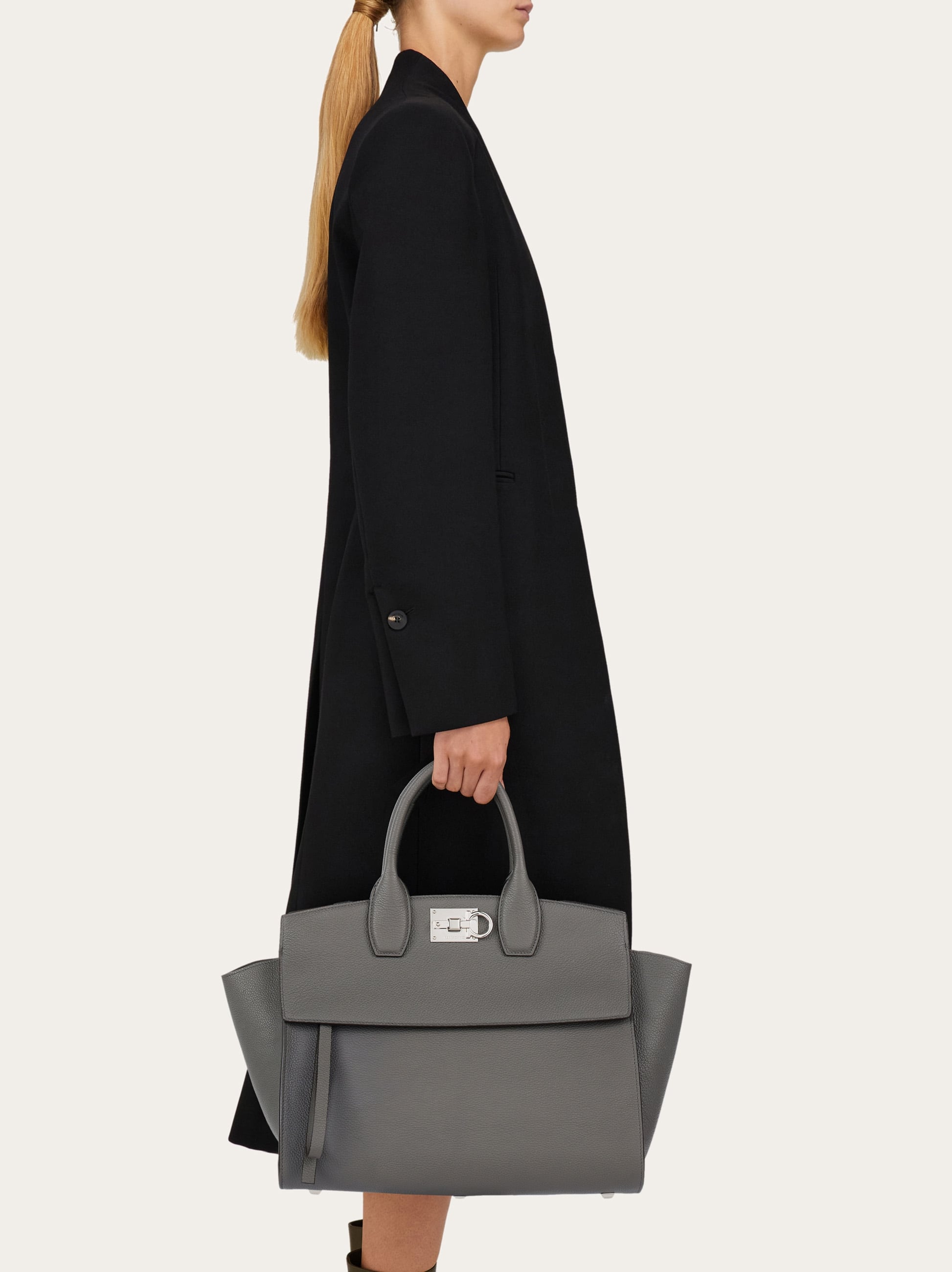 Ferragamo BrownThe New Studio Handbag main image 0