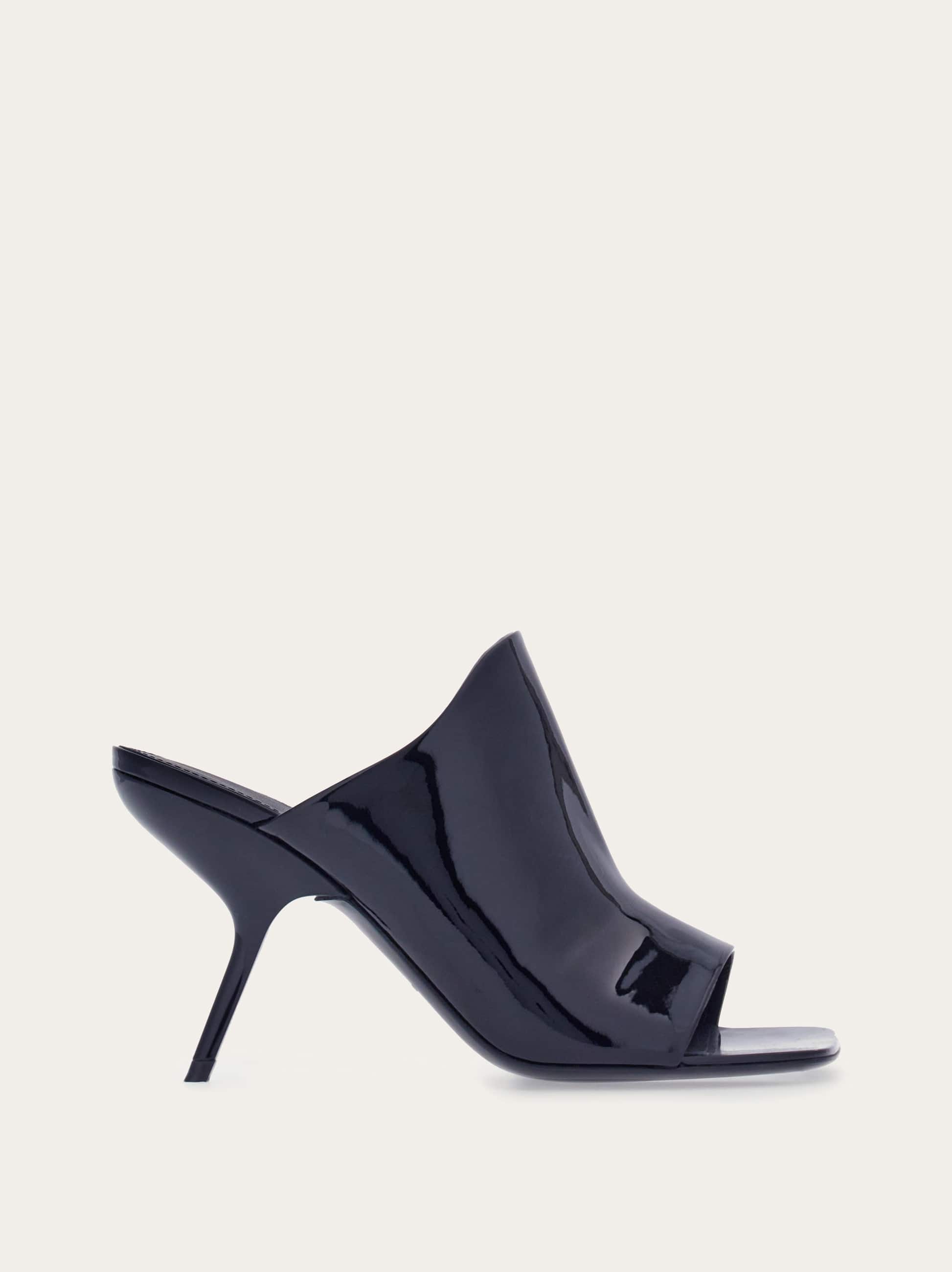 Ferragamo Woman Sandals Midnight Blue Size 8 Leather