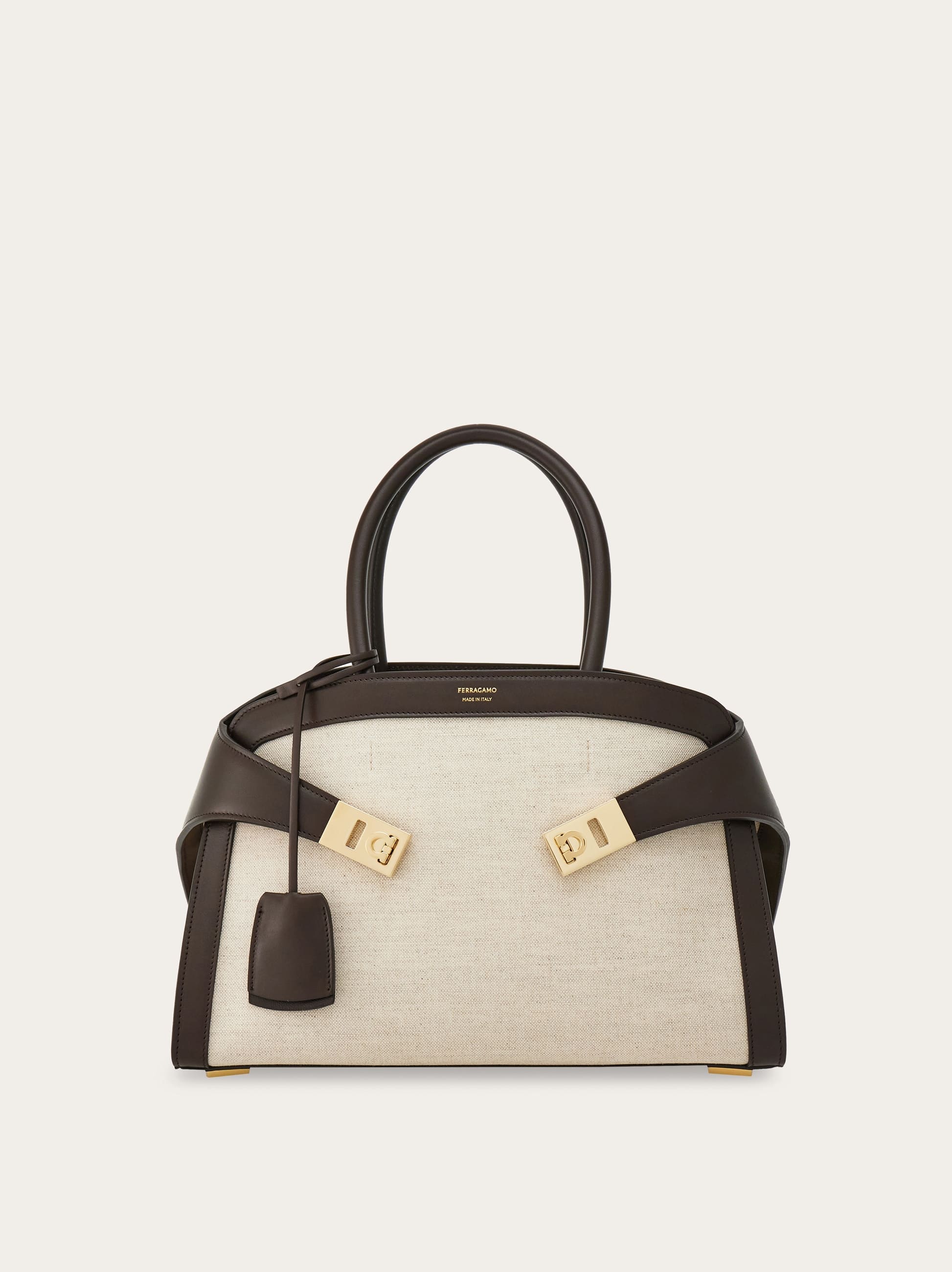 Ferragamo Donna Borsa a mano Hug (S) Beige