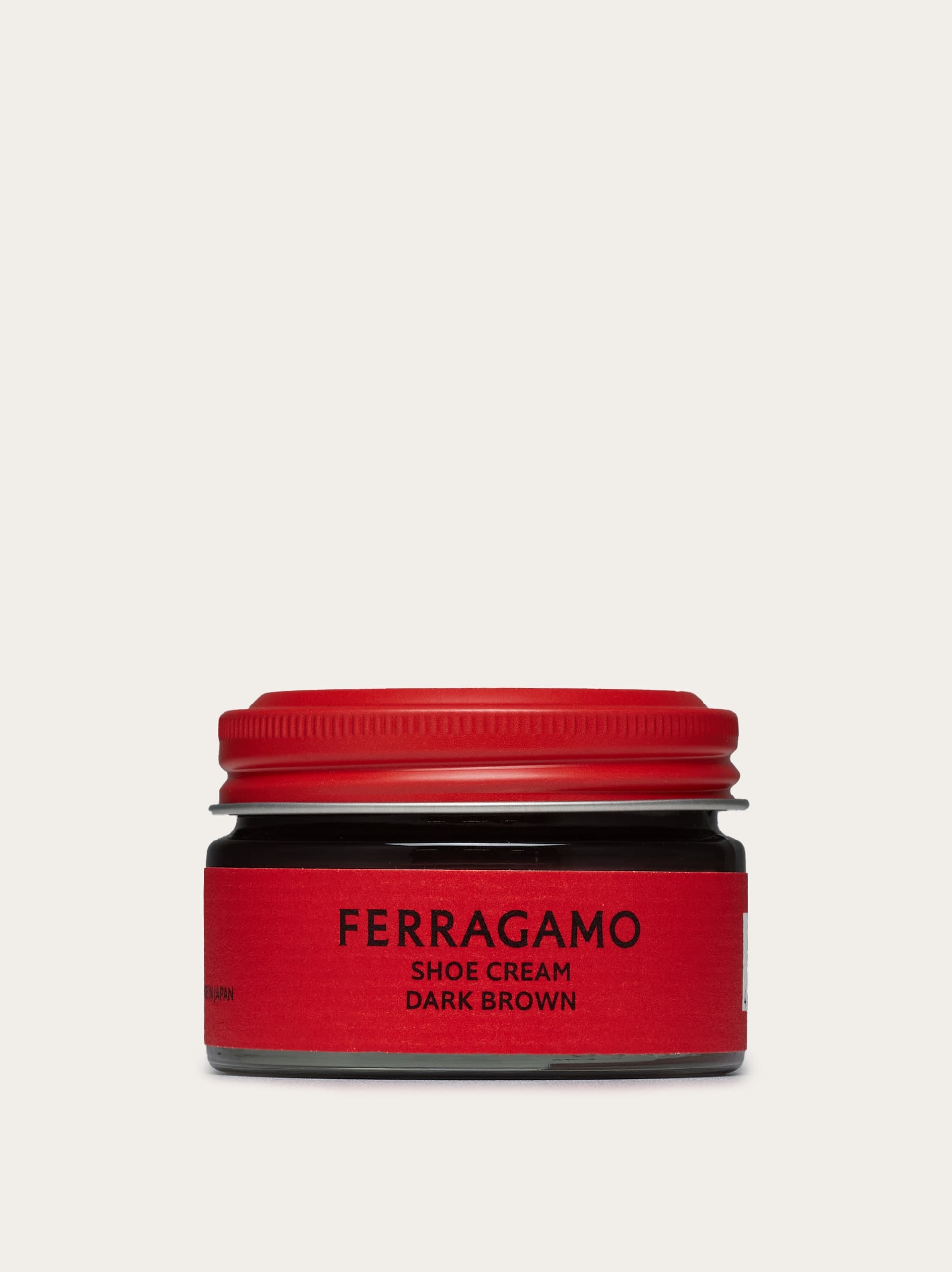 Ferragamo Shoe Care Cream In Gray