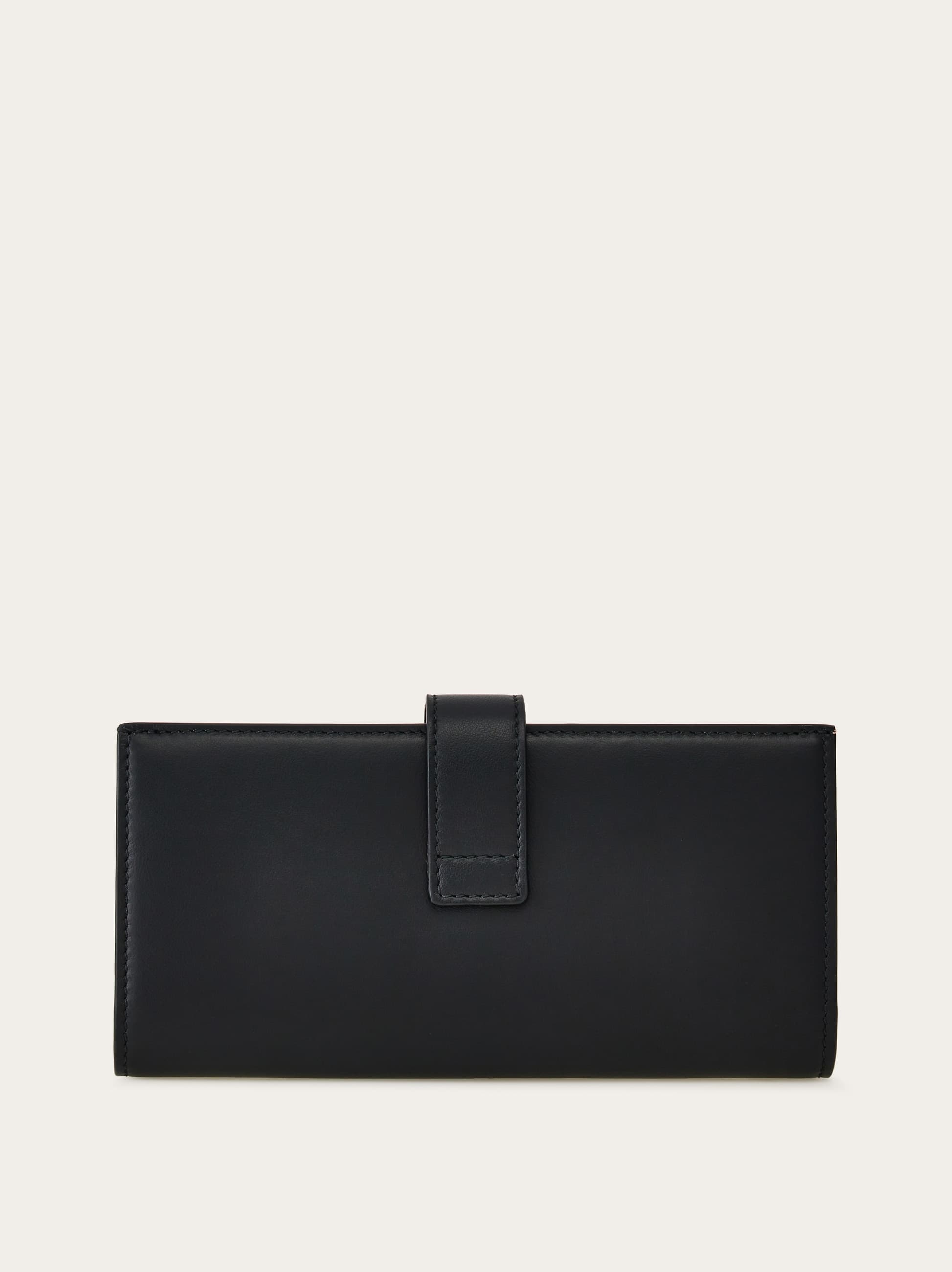  Ferragamo Damen Hug Geldbörse Schwarz 