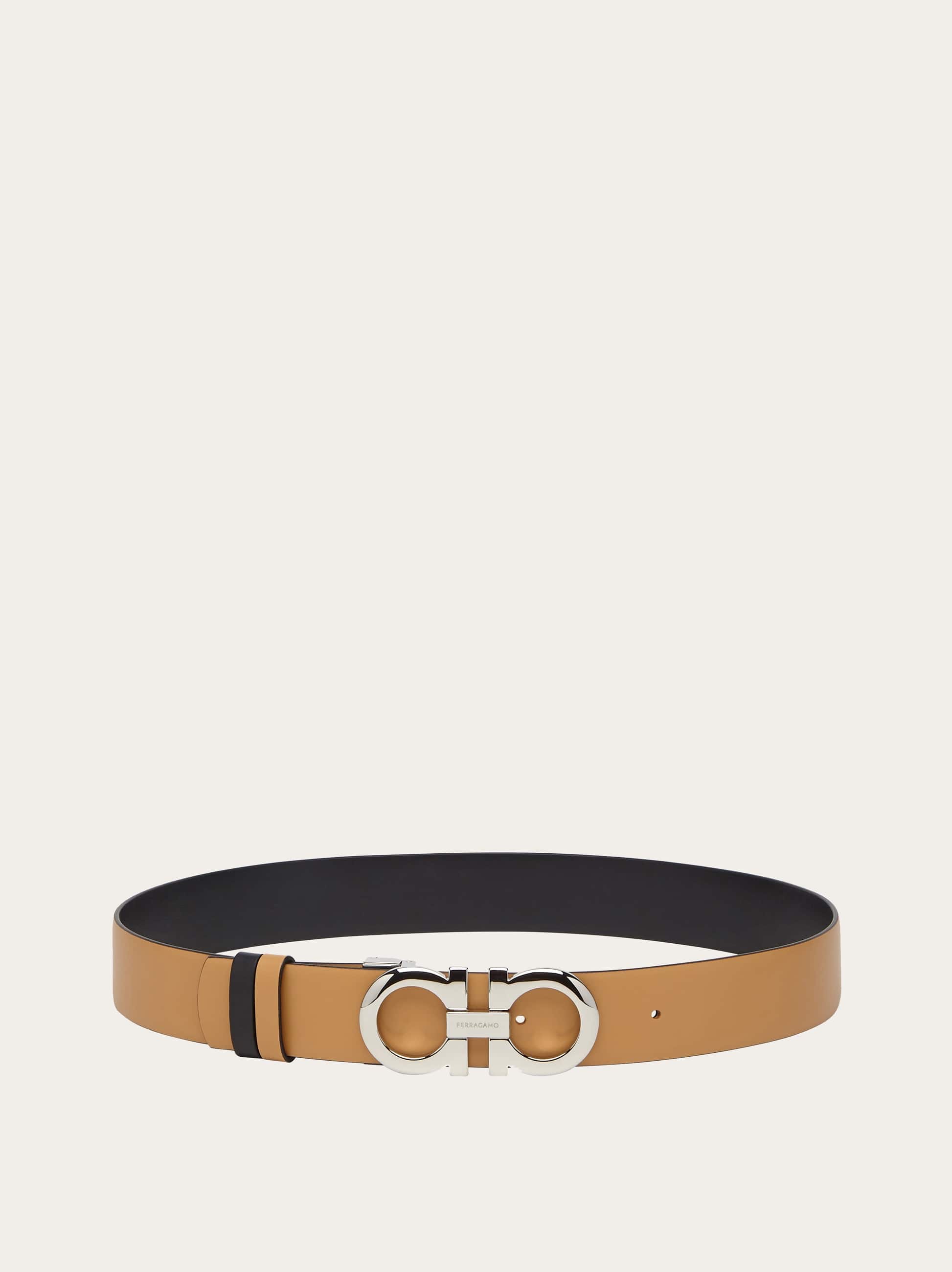  Ferragamo Damen Verstellbarer Wendegürtel Beige 