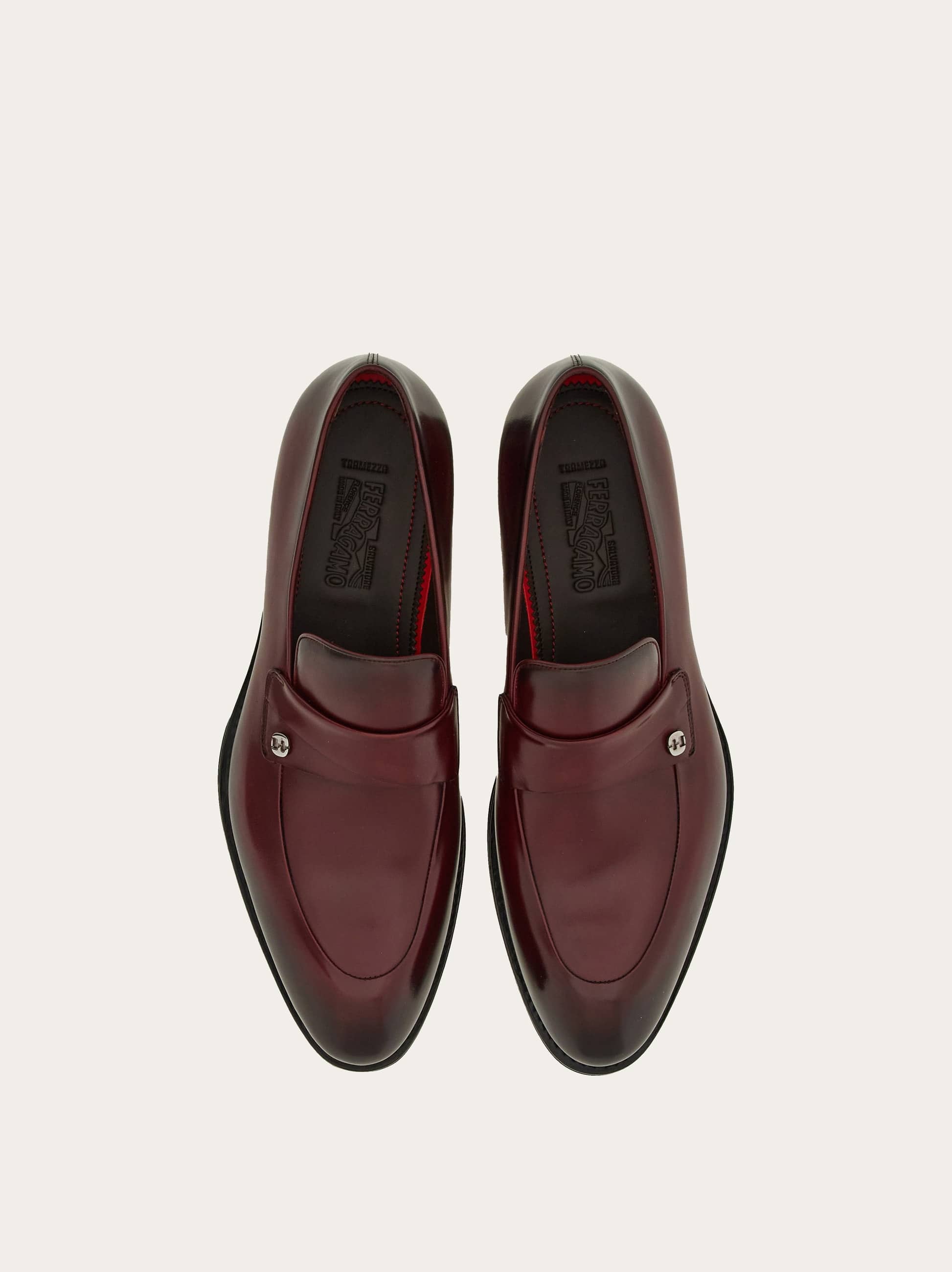  Ferragamo Herren Tramezza-loafer Rot Größe 40 