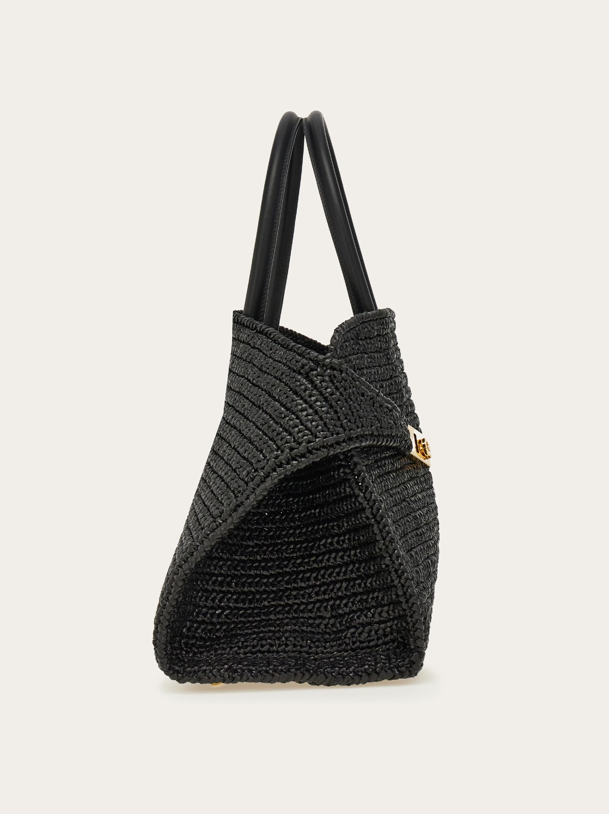  Ferragamo Damen Hug Handtasche (l) Schwarz 