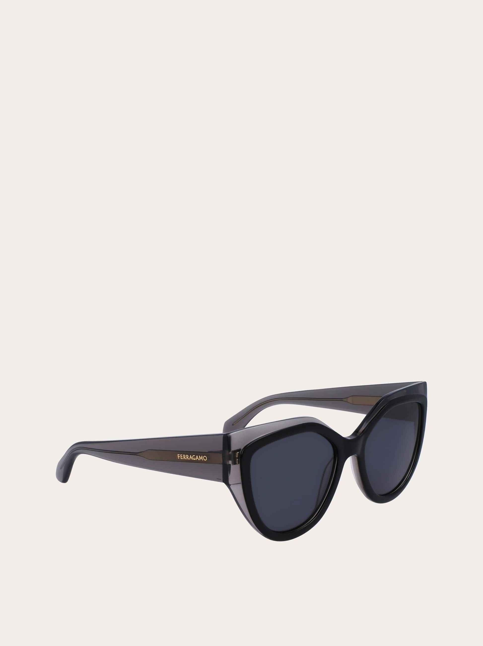  Ferragamo Damen Cat-eye-sonnenbrillen Grau 