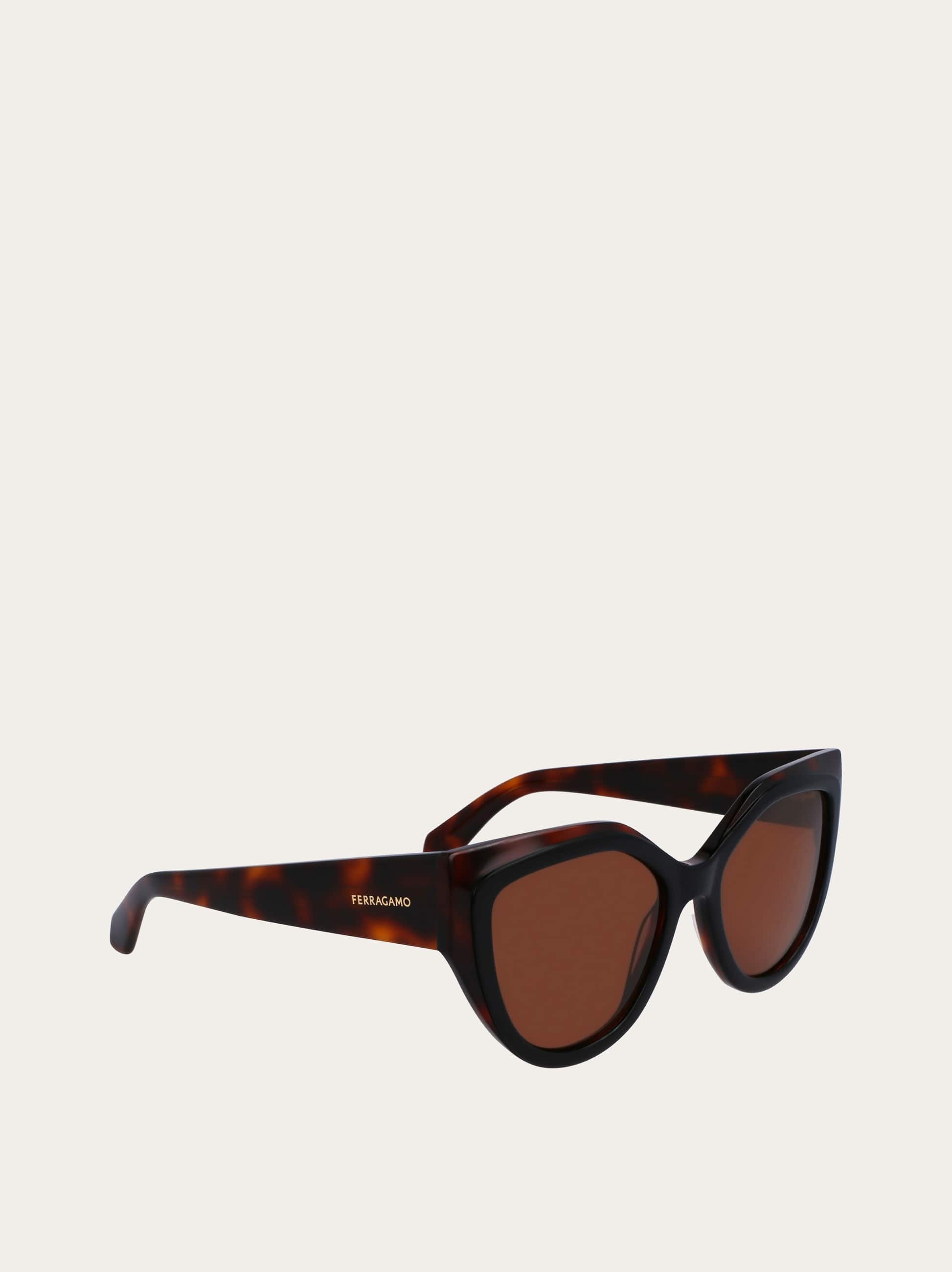  Ferragamo Damen Cat-eye-sonnenbrillen Braun 