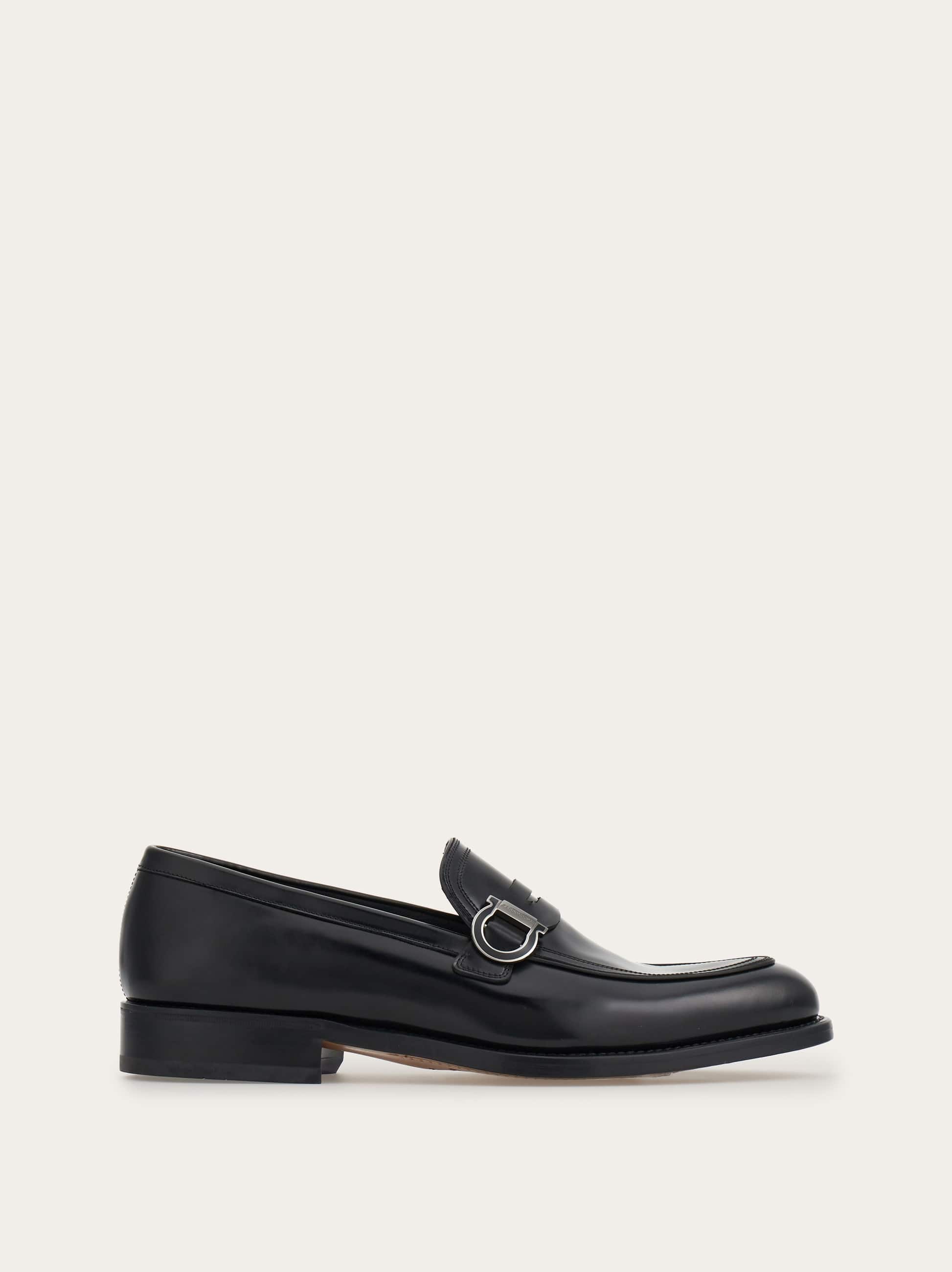 Ferragamo Uomo Mocassino ornamento Gancini Nero Taglia 42