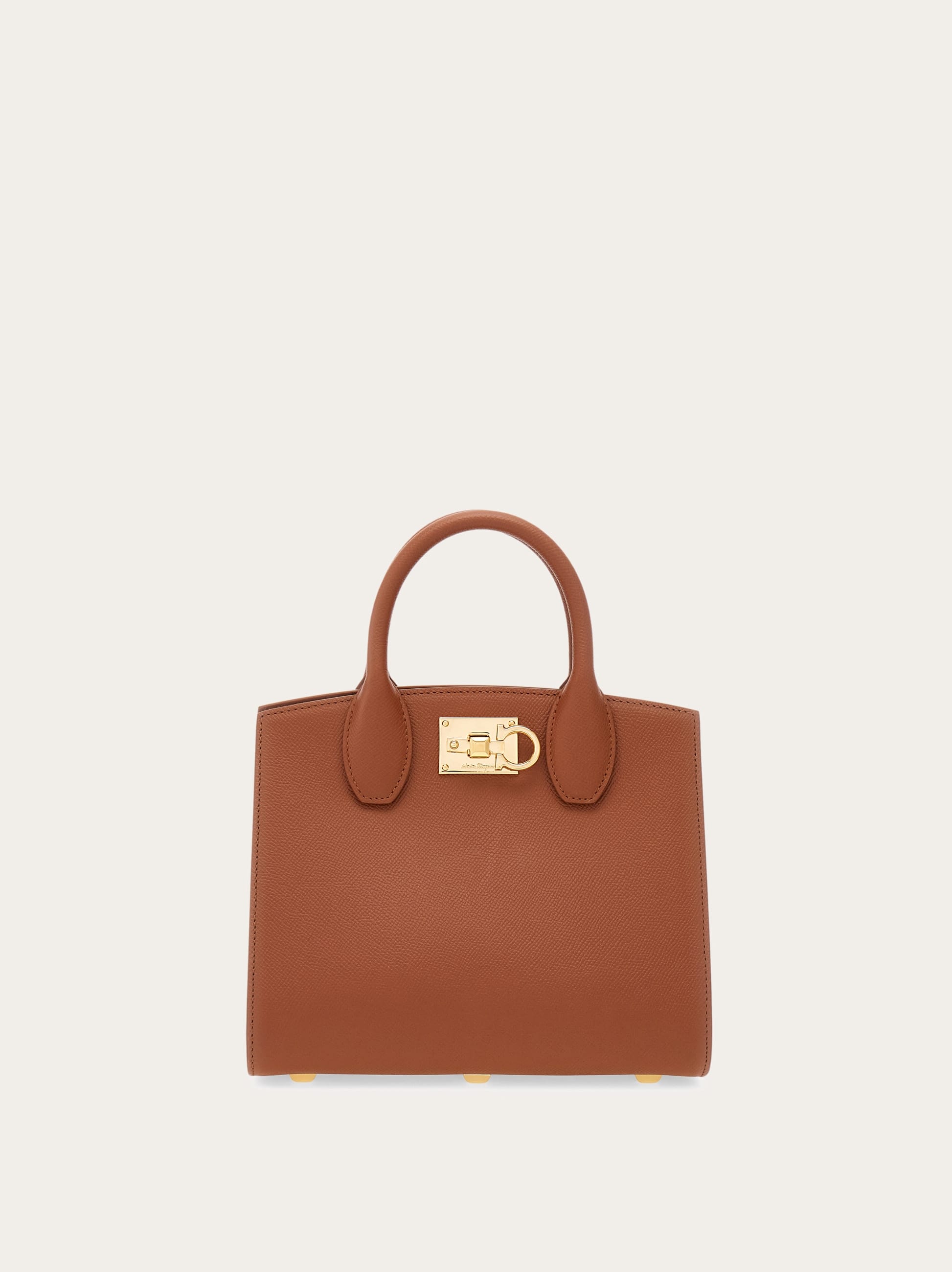 Ferragamo Donna Ferragamo Studio Box bag (S) Marrone