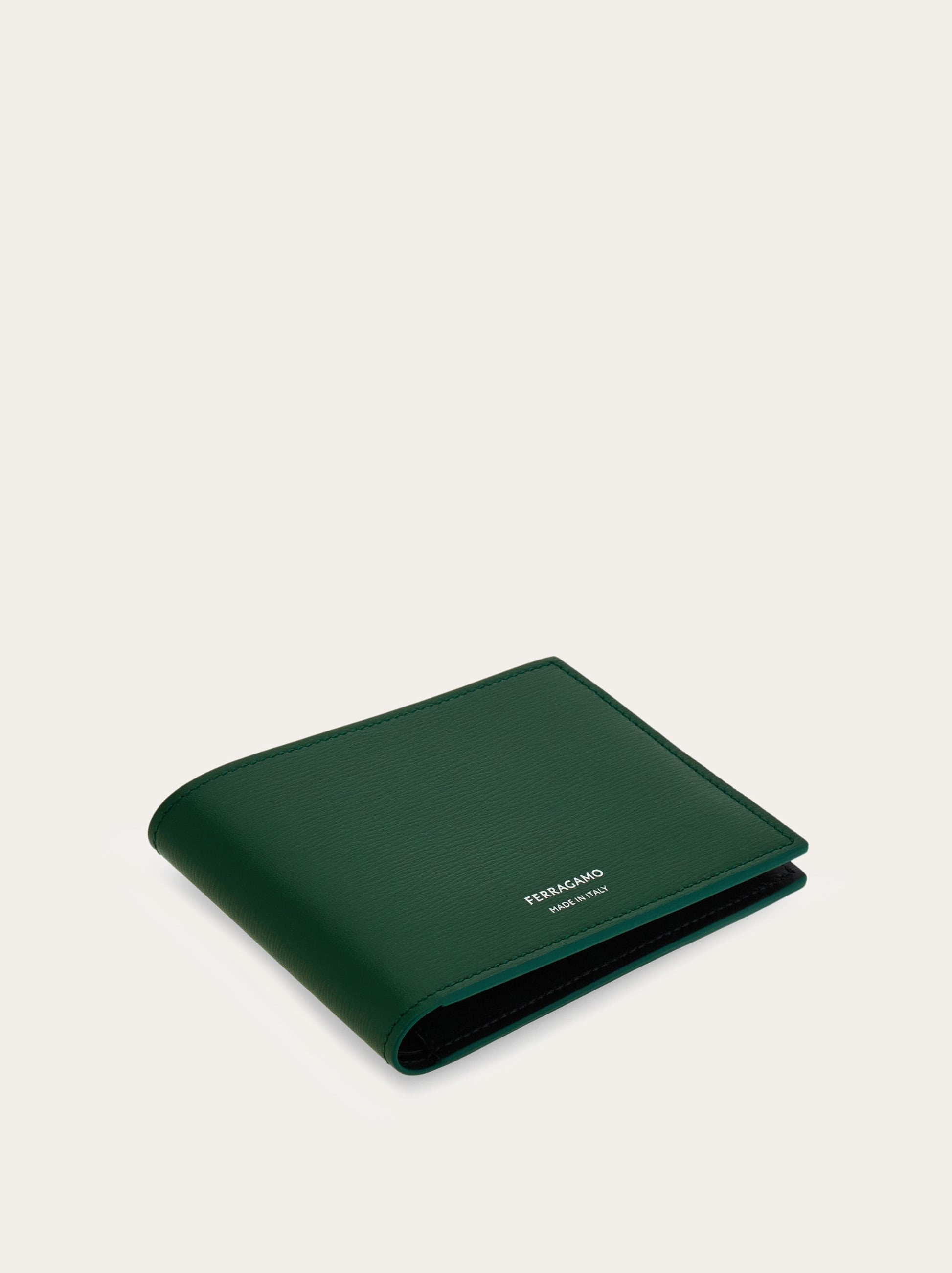 Ferragamo Herren Klassische Brieftasche In Green