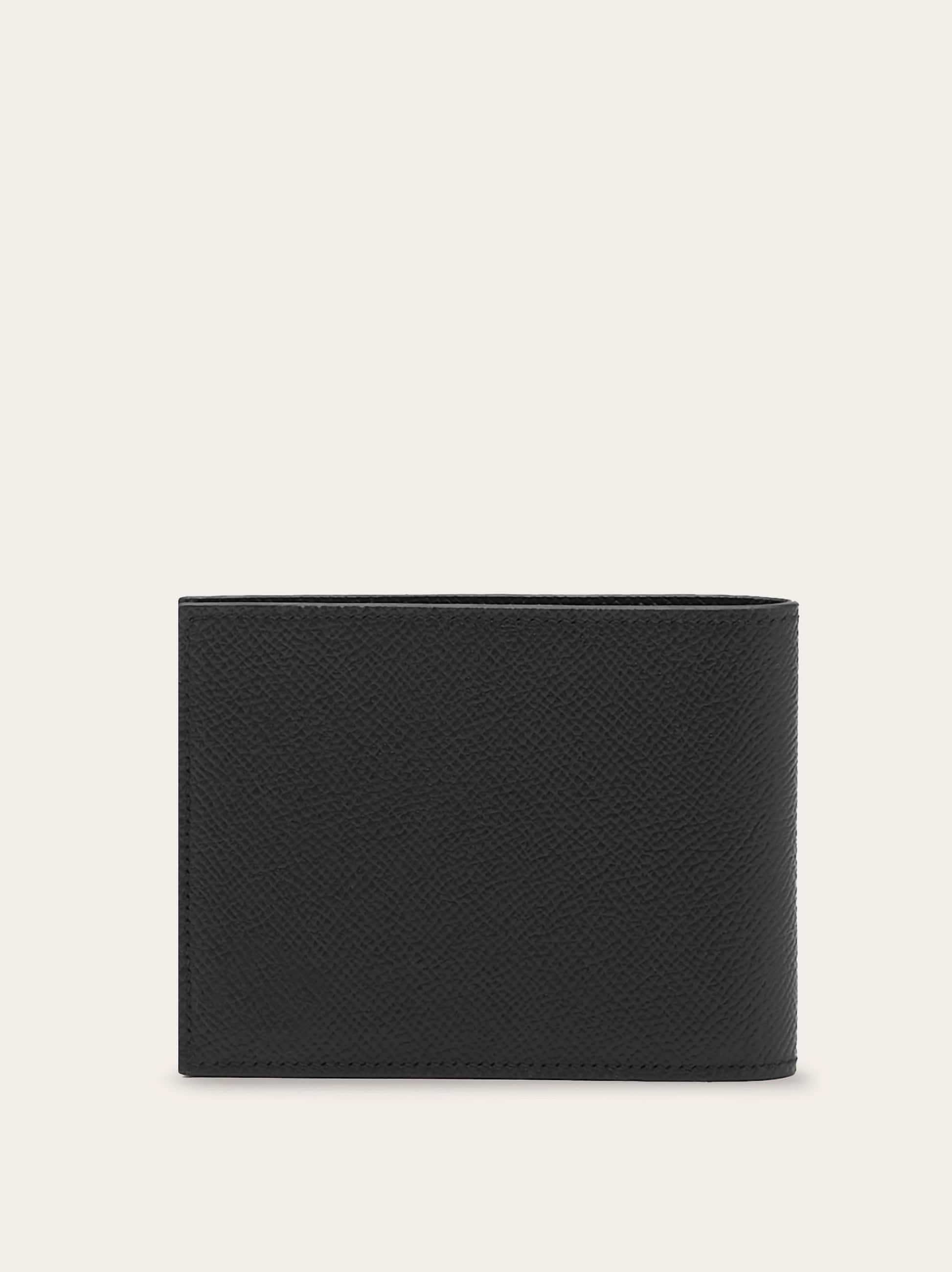  Ferragamo Herren Gancini Brieftasche Schwarz 