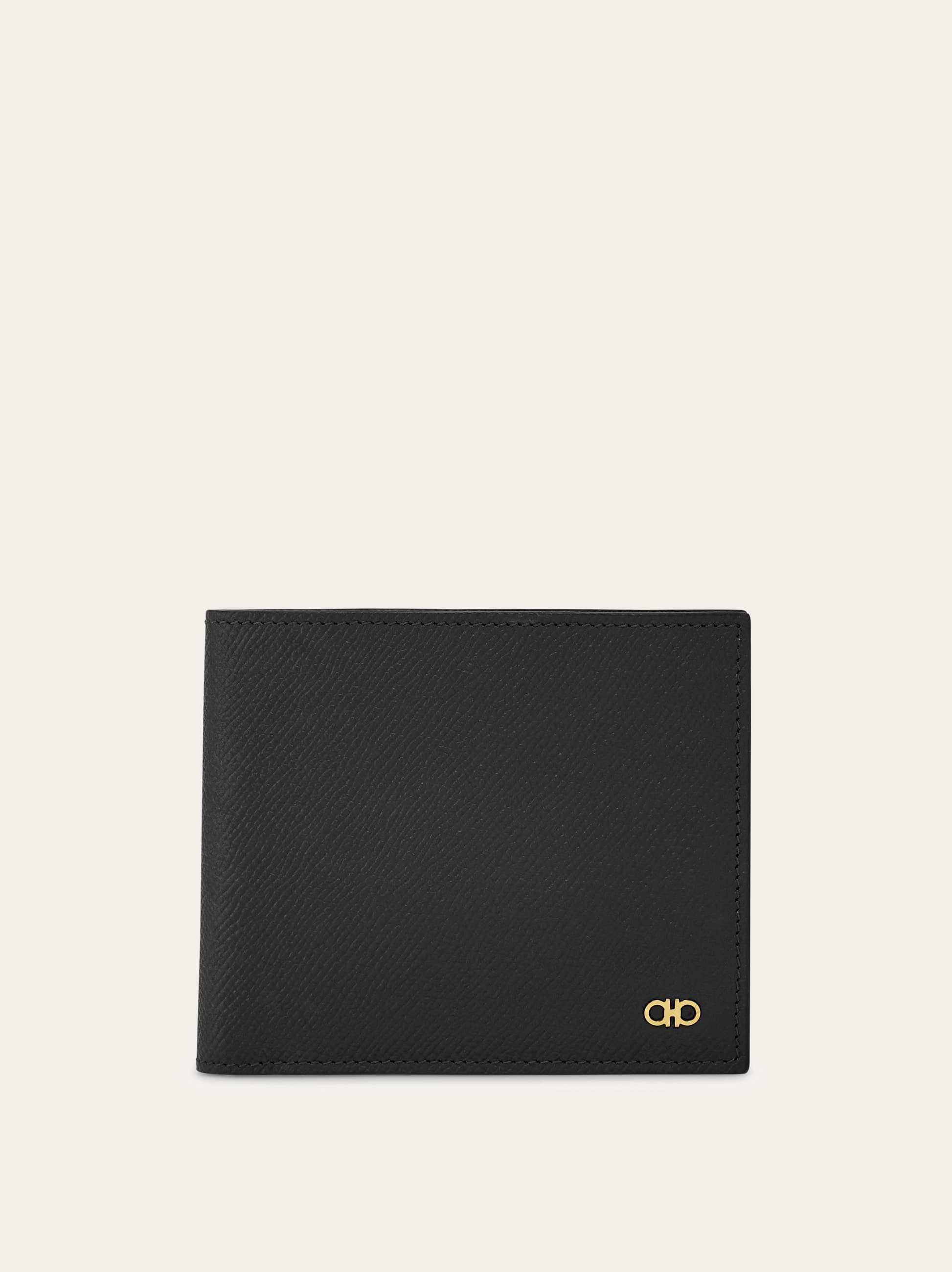 Ferragamo Gancini Wallet In Brown