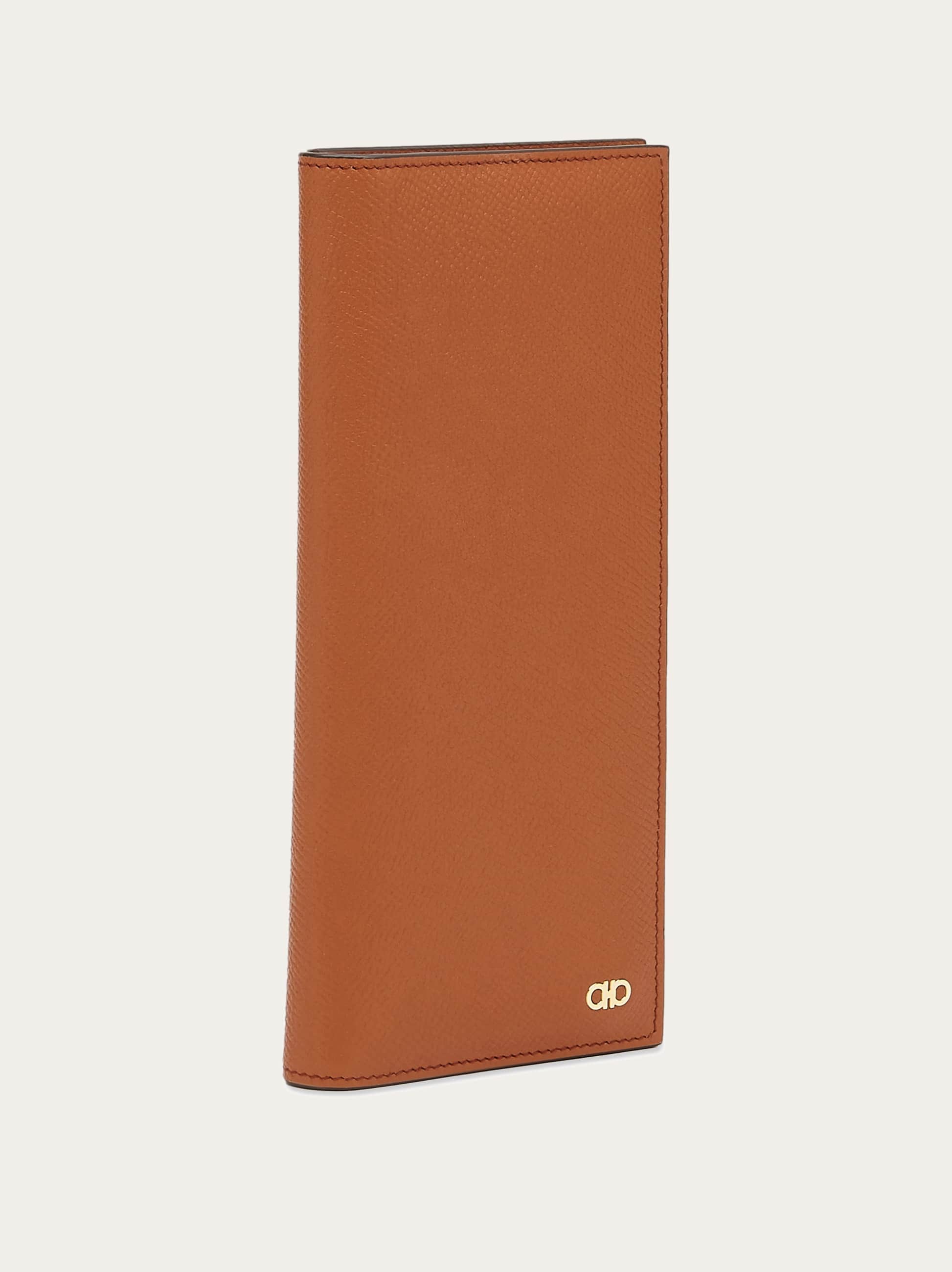  Ferragamo Men Gancini Organizer Wallet Brown 