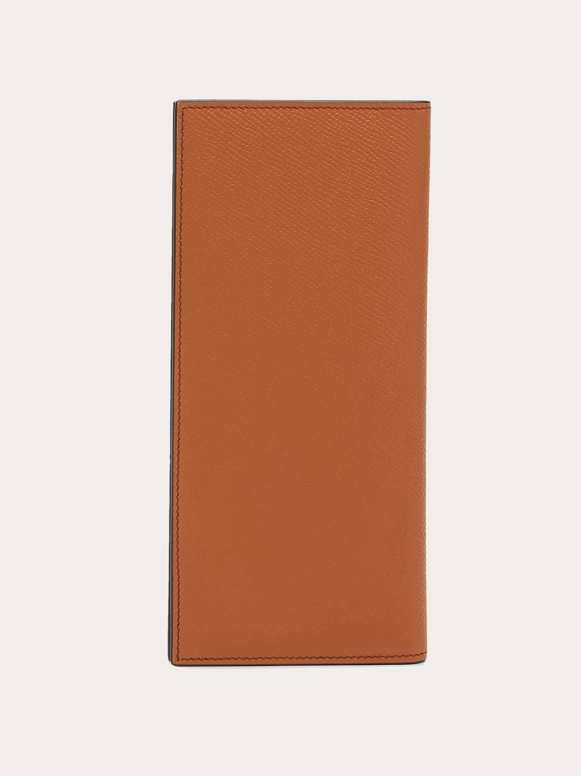  Ferragamo Men Gancini Organizer Wallet Brown 