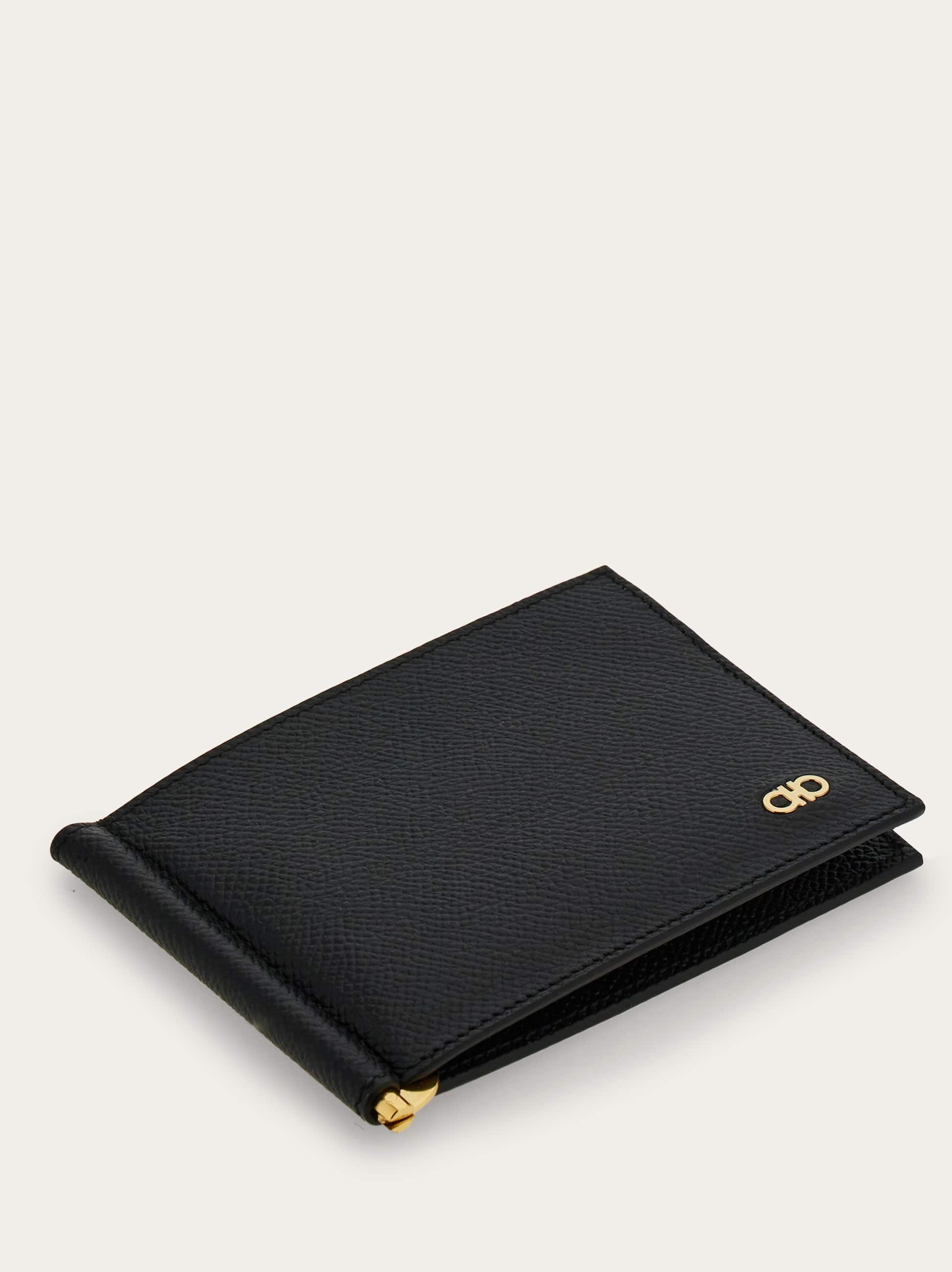 Ferragamo Herren Gancini Brieftasche Mit Clip In Schwarz