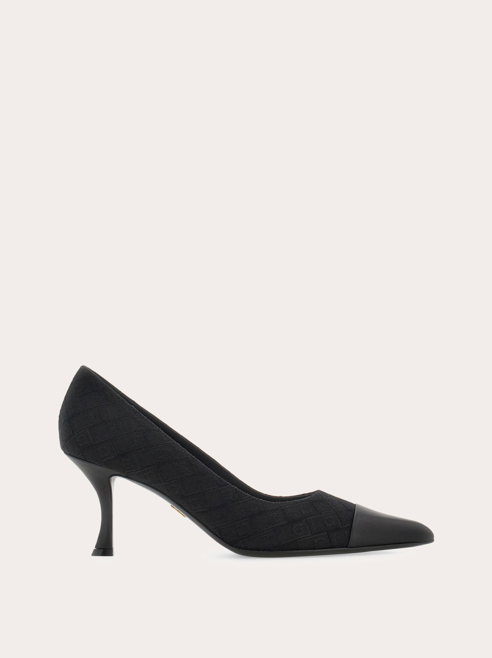 Ferragamo Jacquard Pump In Black