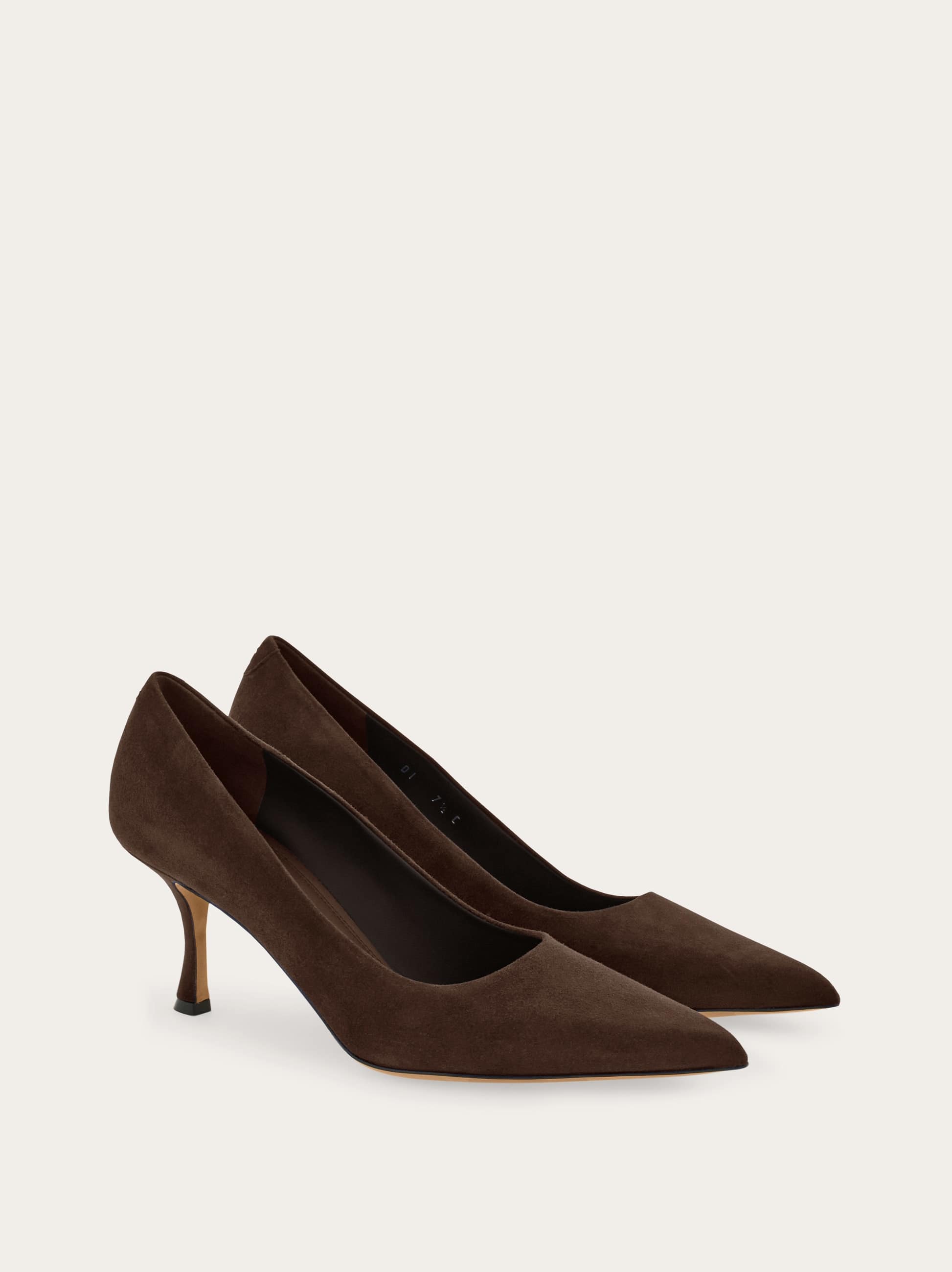  Ferragamo Damen Pumps Braun Größe 35 
