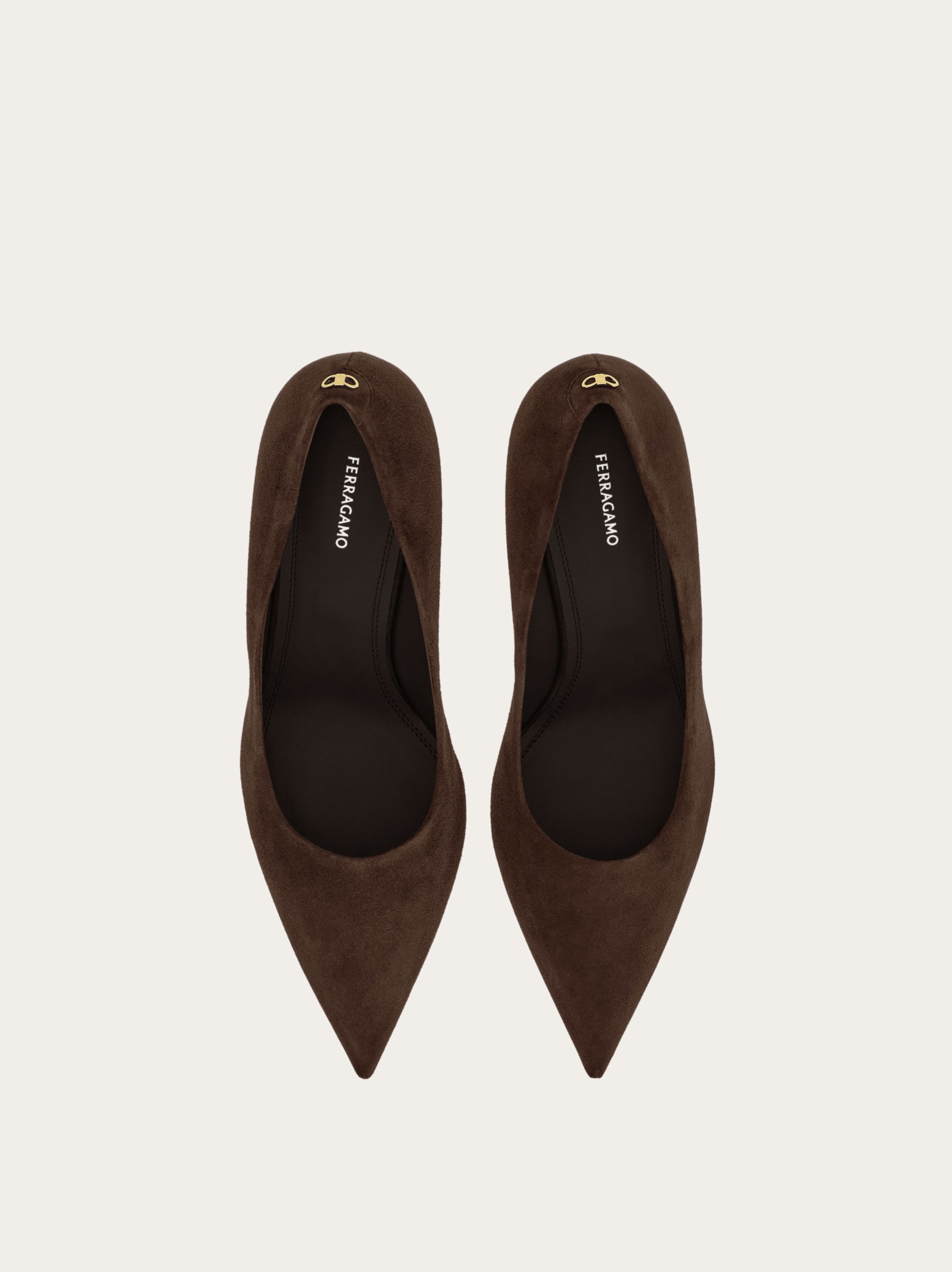  Ferragamo Damen Pumps Braun Größe 35 