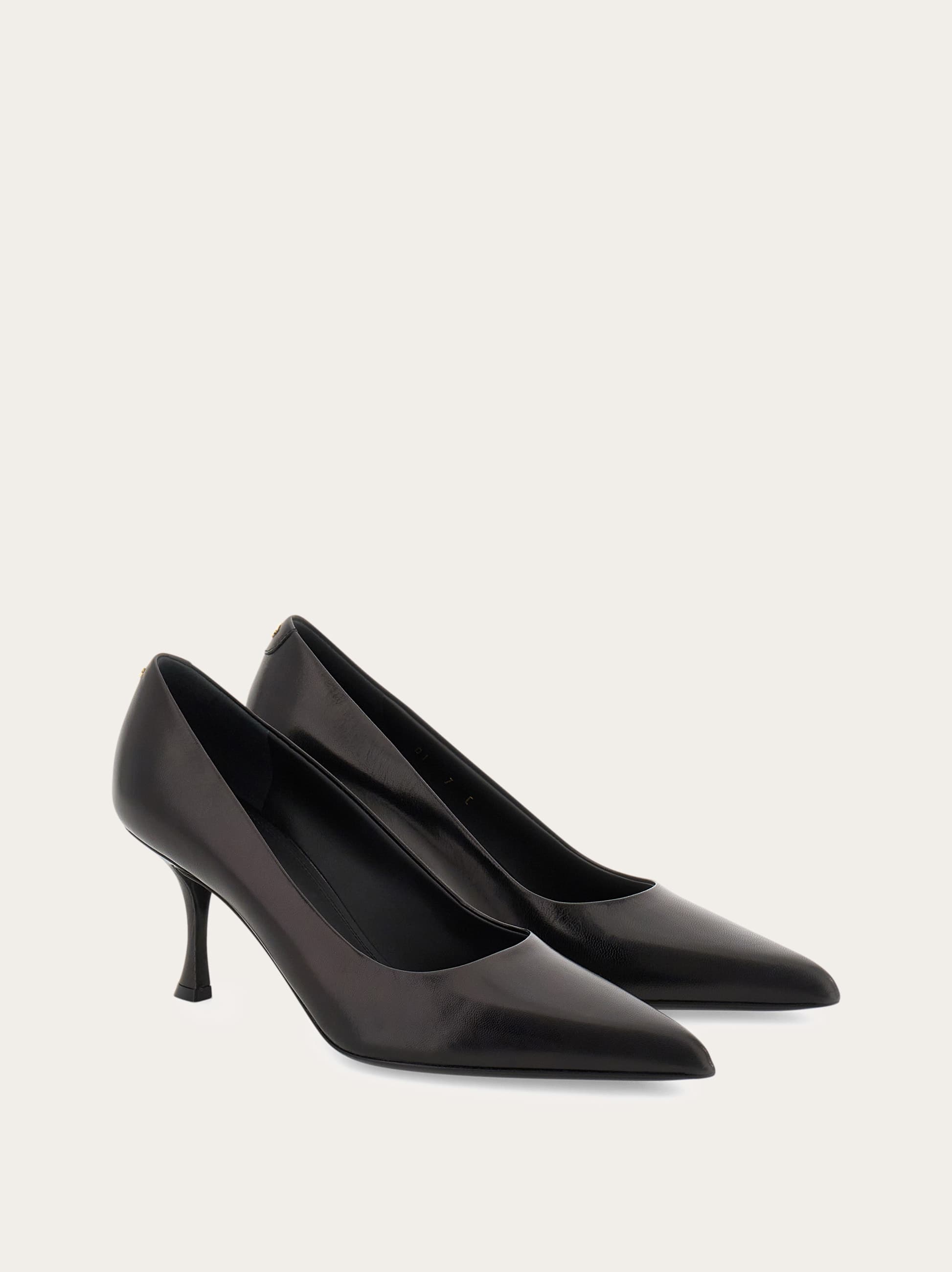 Ferragamo Jacquard Pump In Black