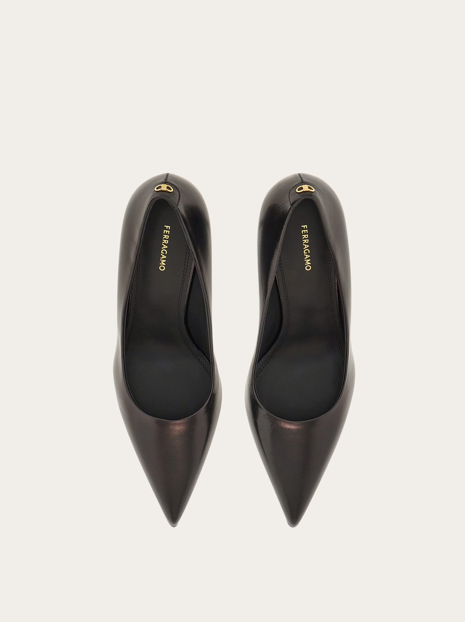  Ferragamo Damen Pumps Schwarz Größe 35 