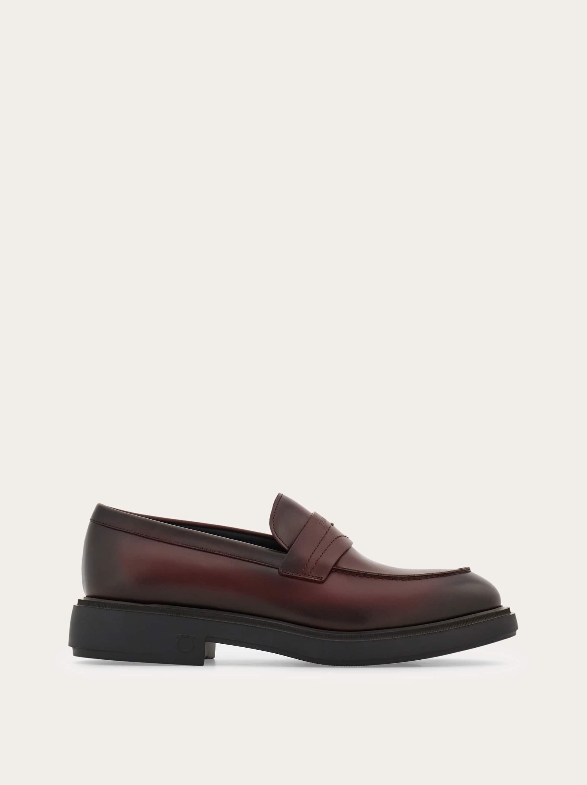 Ferragamo Penny Loafer In Red