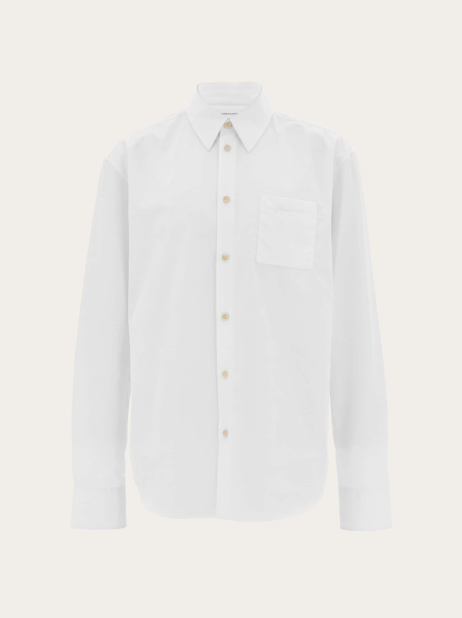 Ferragamo Long Sleeves Shirt In White