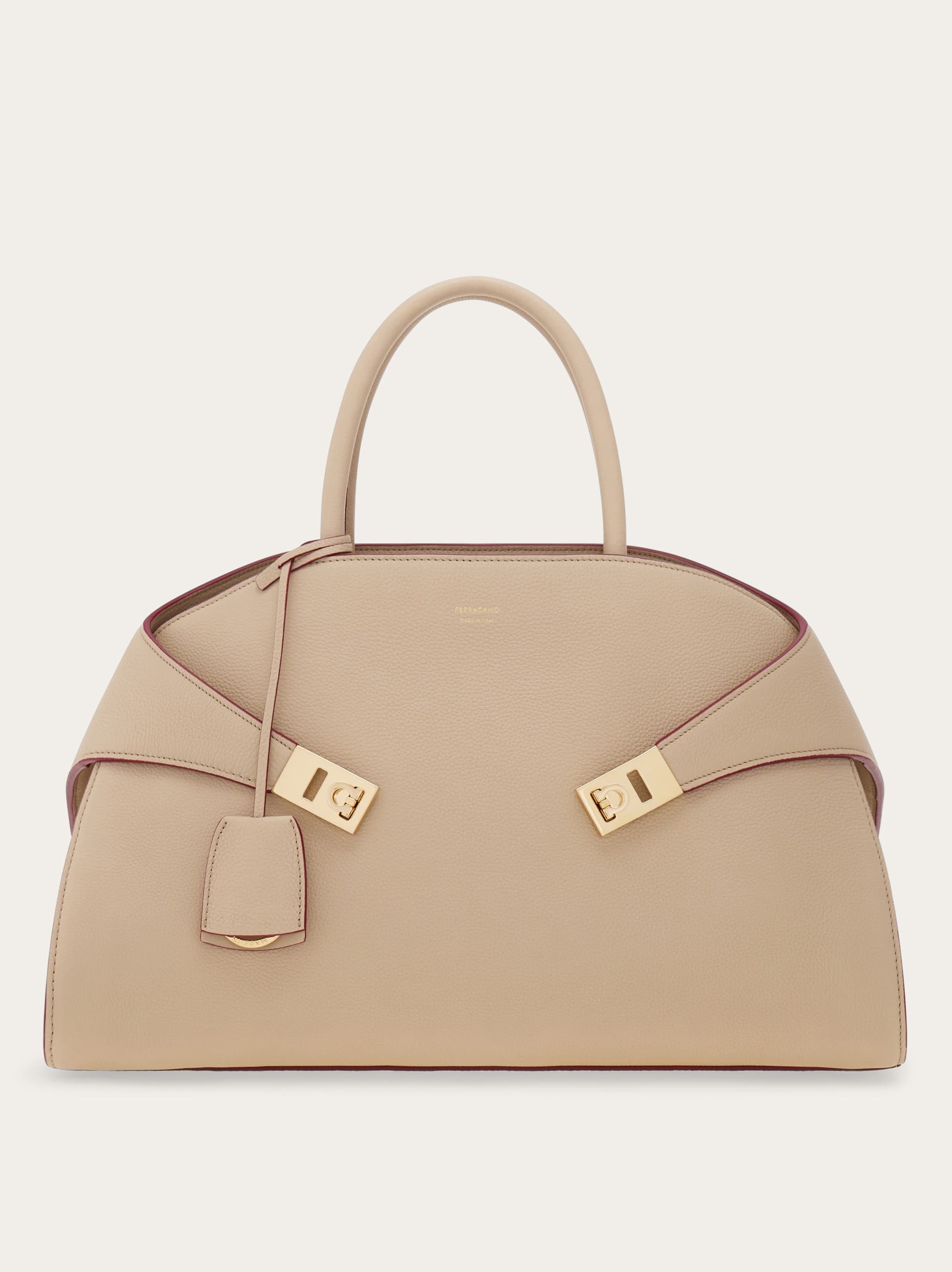 Ferragamo Donna Borsa a mano Hug (L) Beige