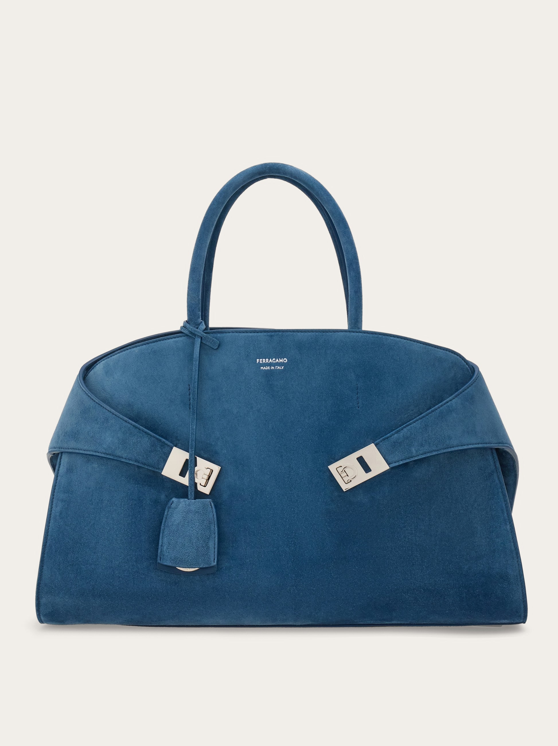 Ferragamo Donna Borsa a mano Hug (M) Blu