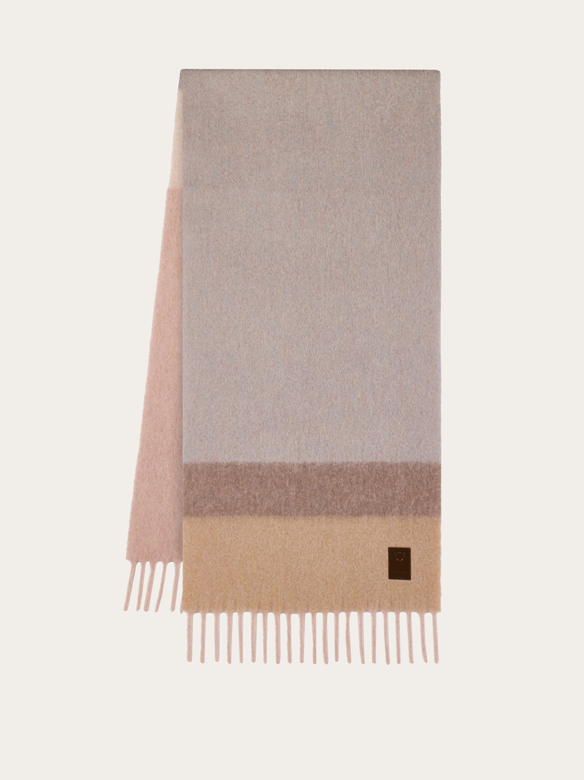 Ferragamo Donna Sciarpa in misto alpaca Blu