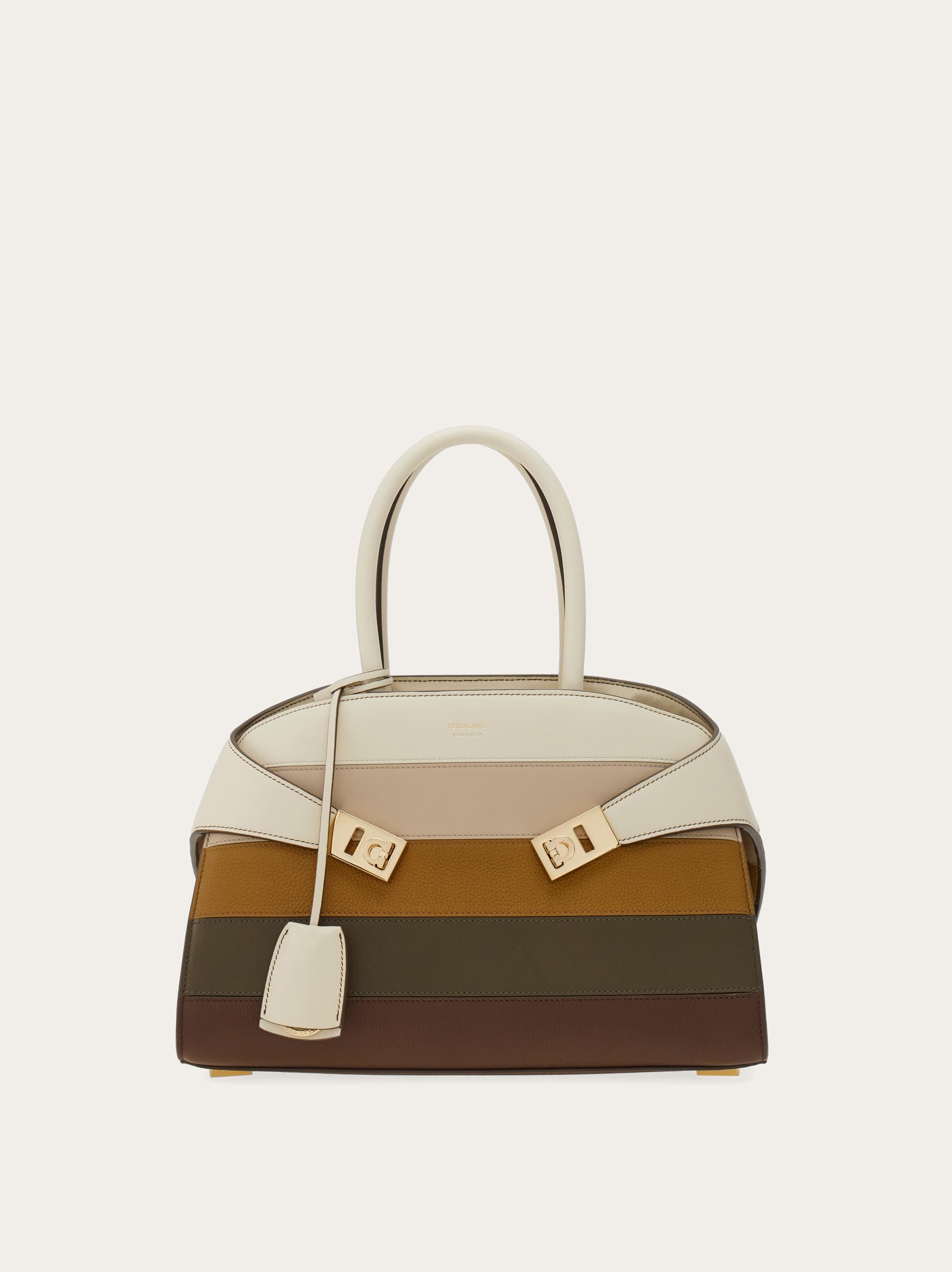 Ferragamo Donna Borsa a mano Hug multicolore (M) Multicolore