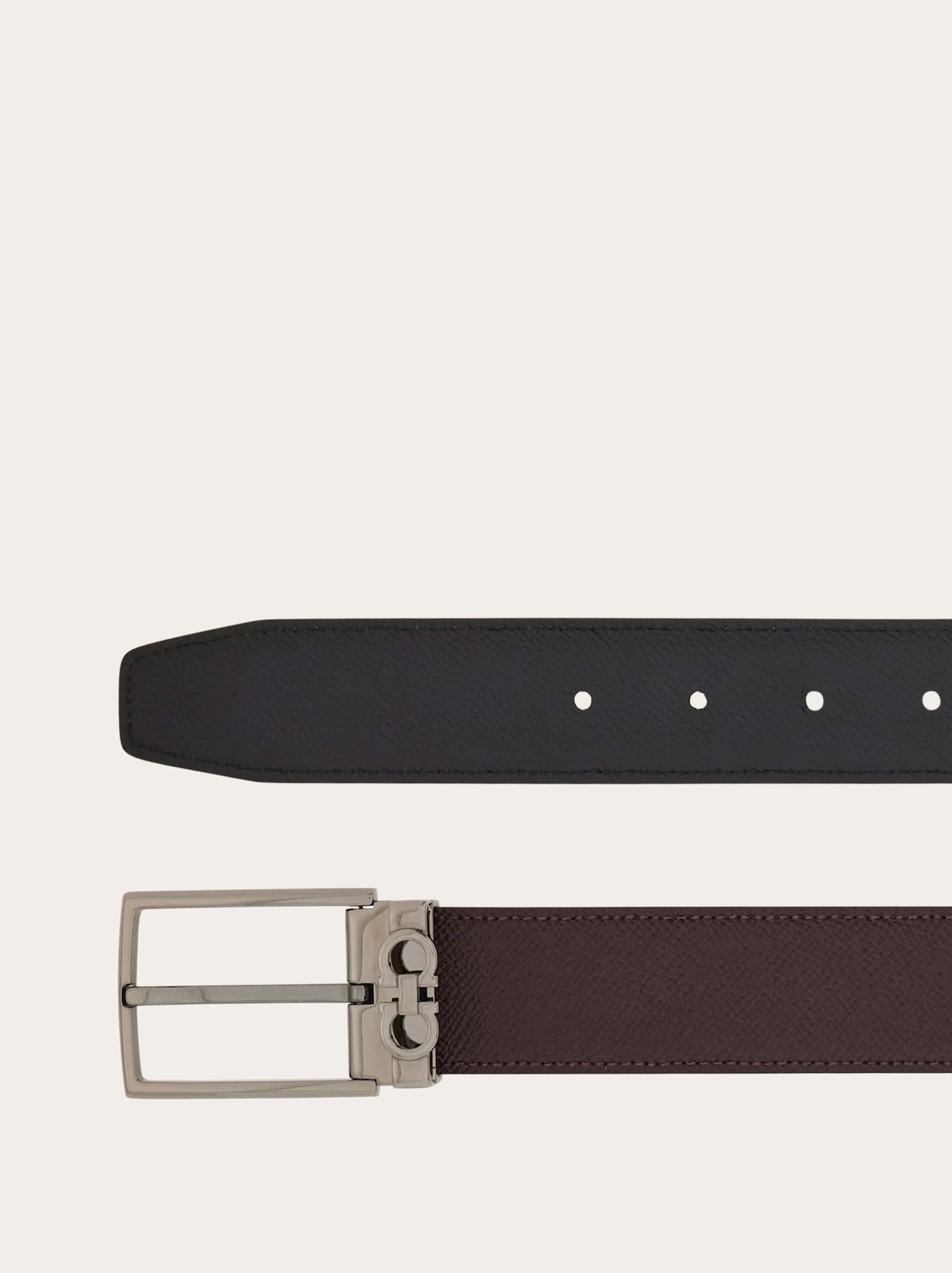  Ferragamo Herren Verstellbarer Gancini-wendegürtel Rot 